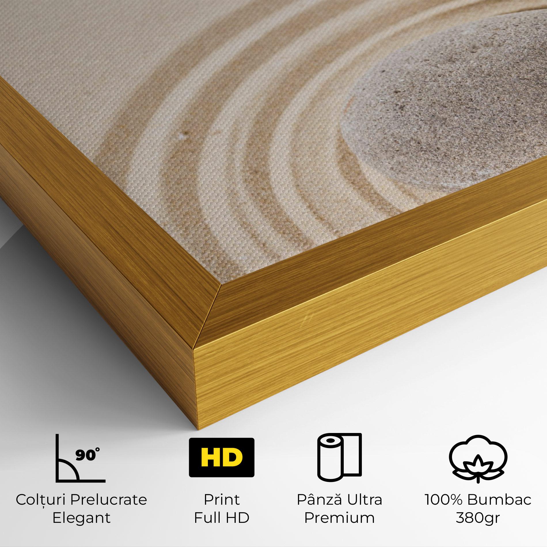 Tablou Canvas Meditation Cream Stone mockup 4