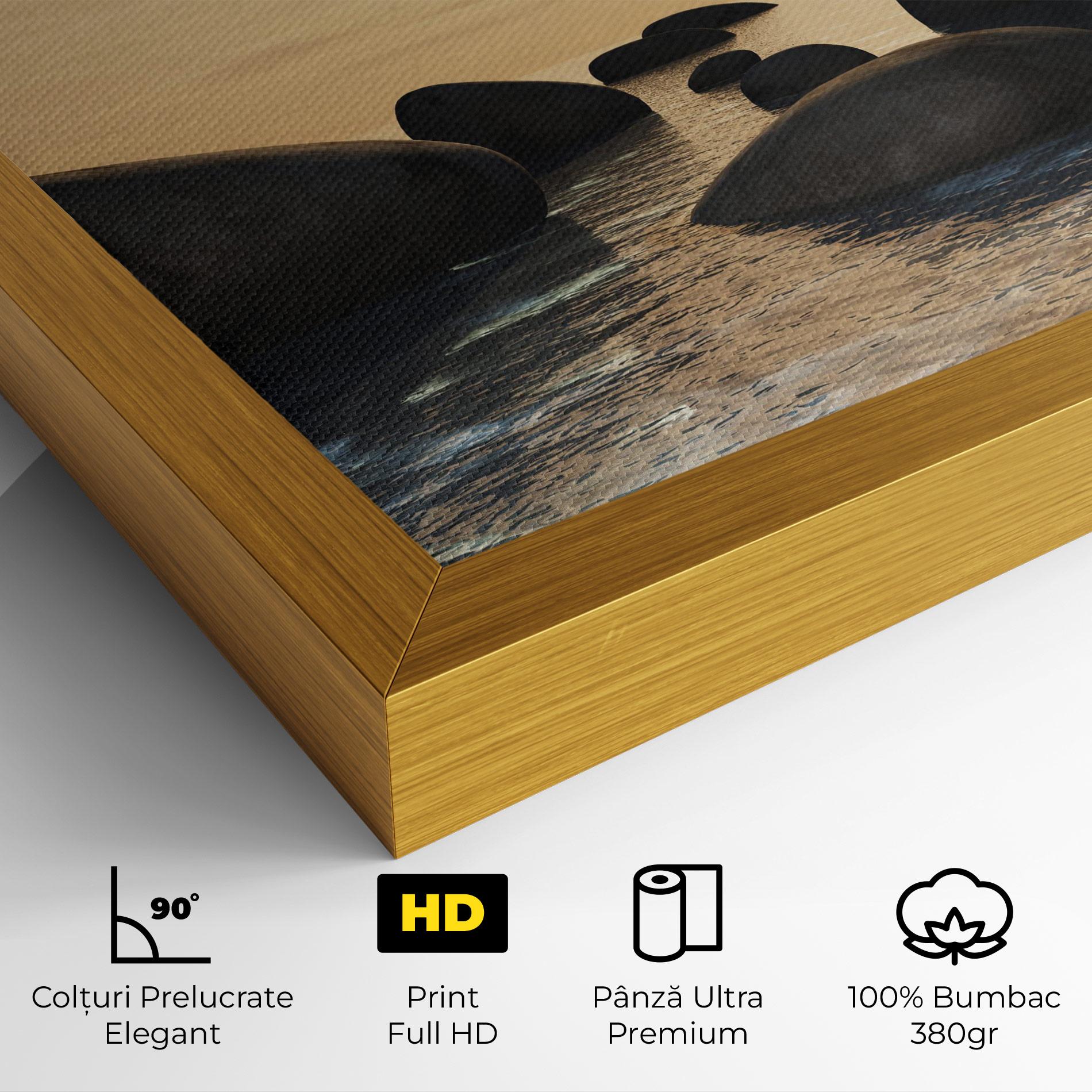 Tablou Canvas Peace Rock mockup 4