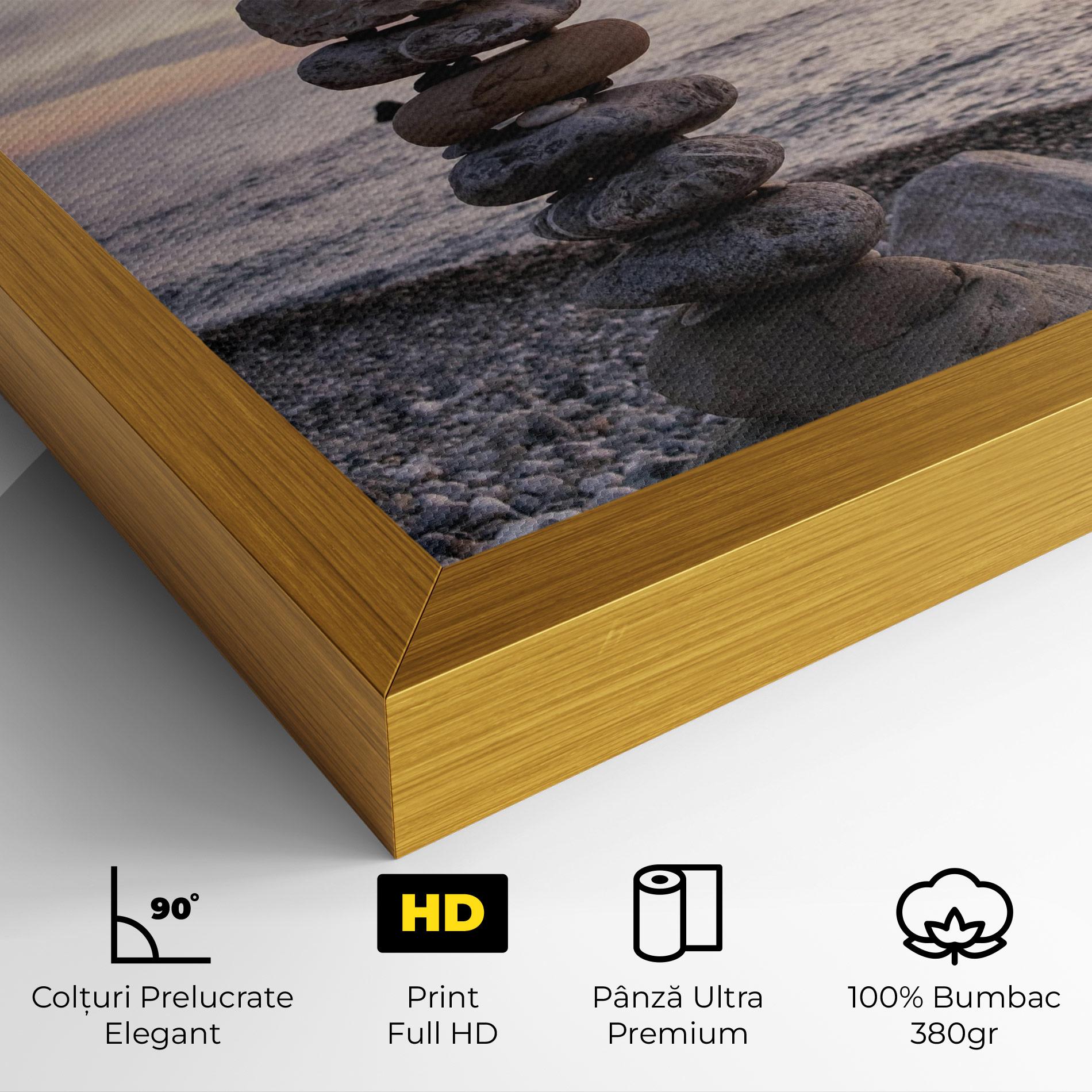 Tablou Canvas Pebbles Seaside mockup 4