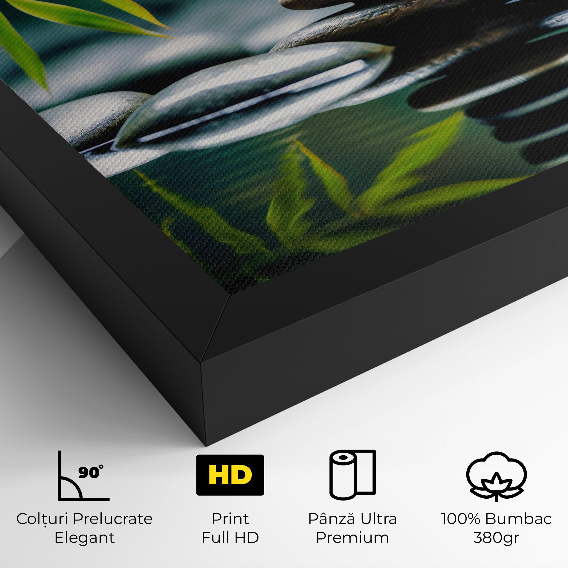 Tablou Canvas Bamboo Stones mockup 4