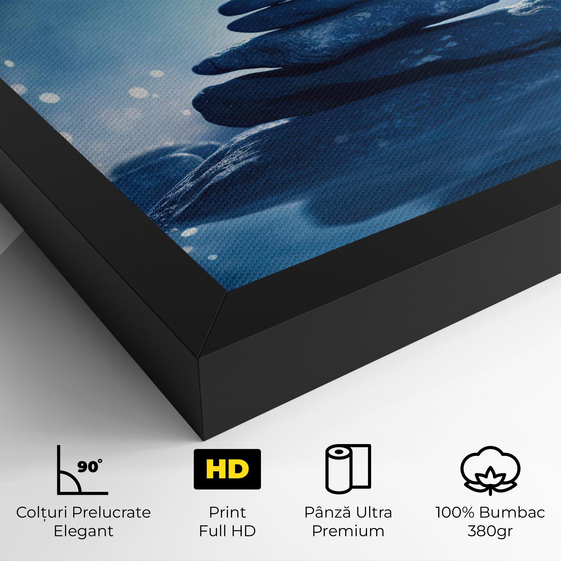 Tablou Canvas Blue Light Stone mockup 4