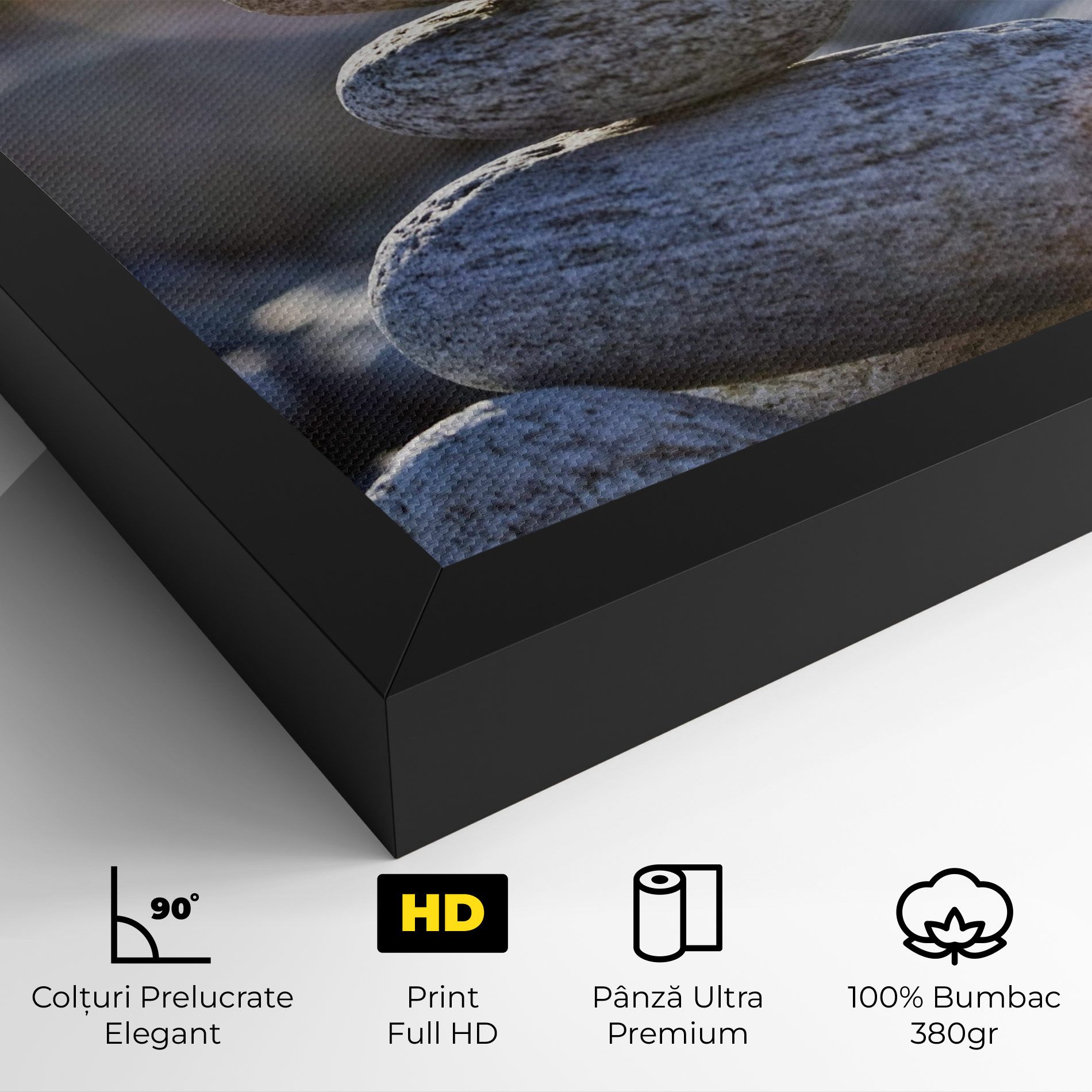 Closeup Shot Rocks mockup 4