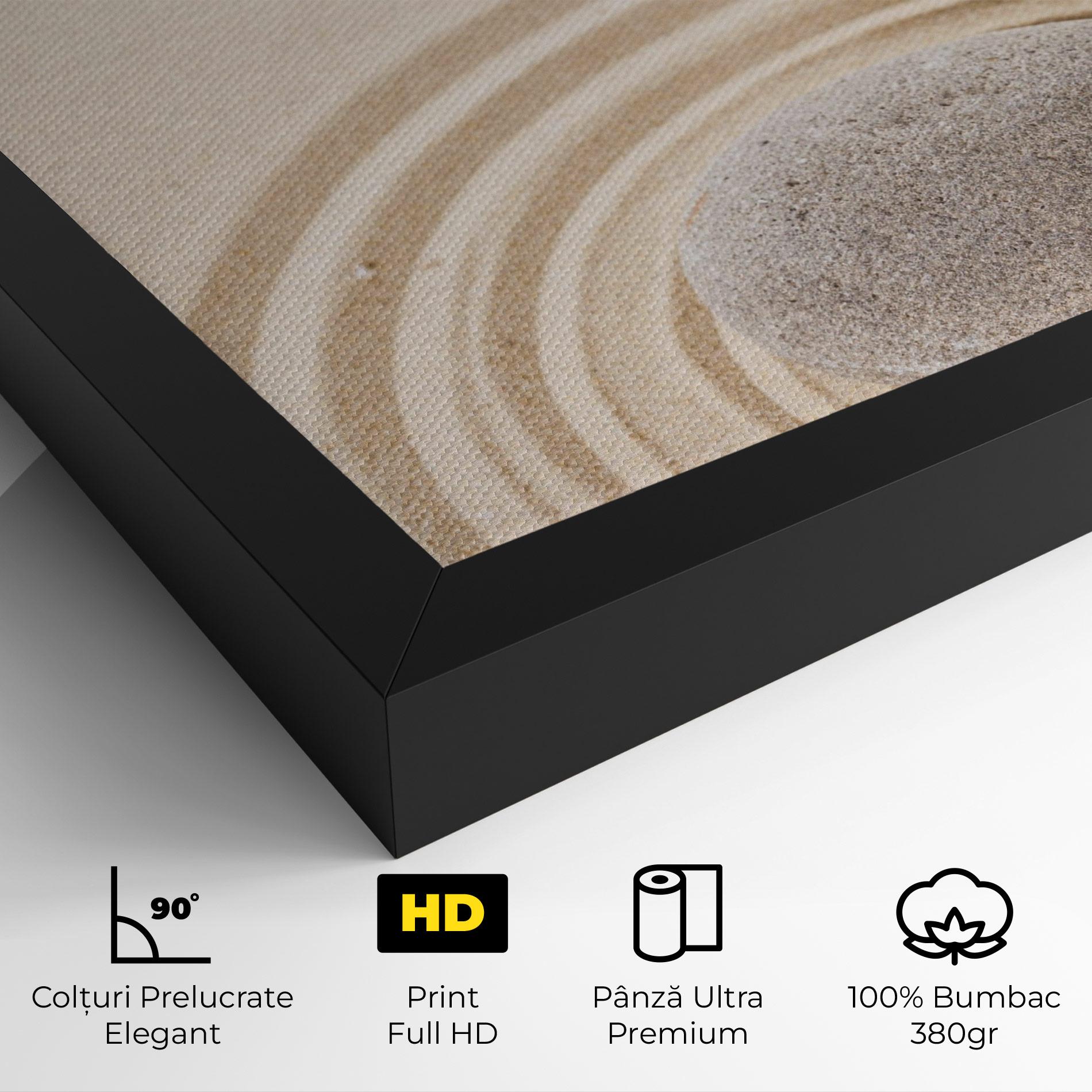Tablou Canvas Meditation Cream Stone mockup 4