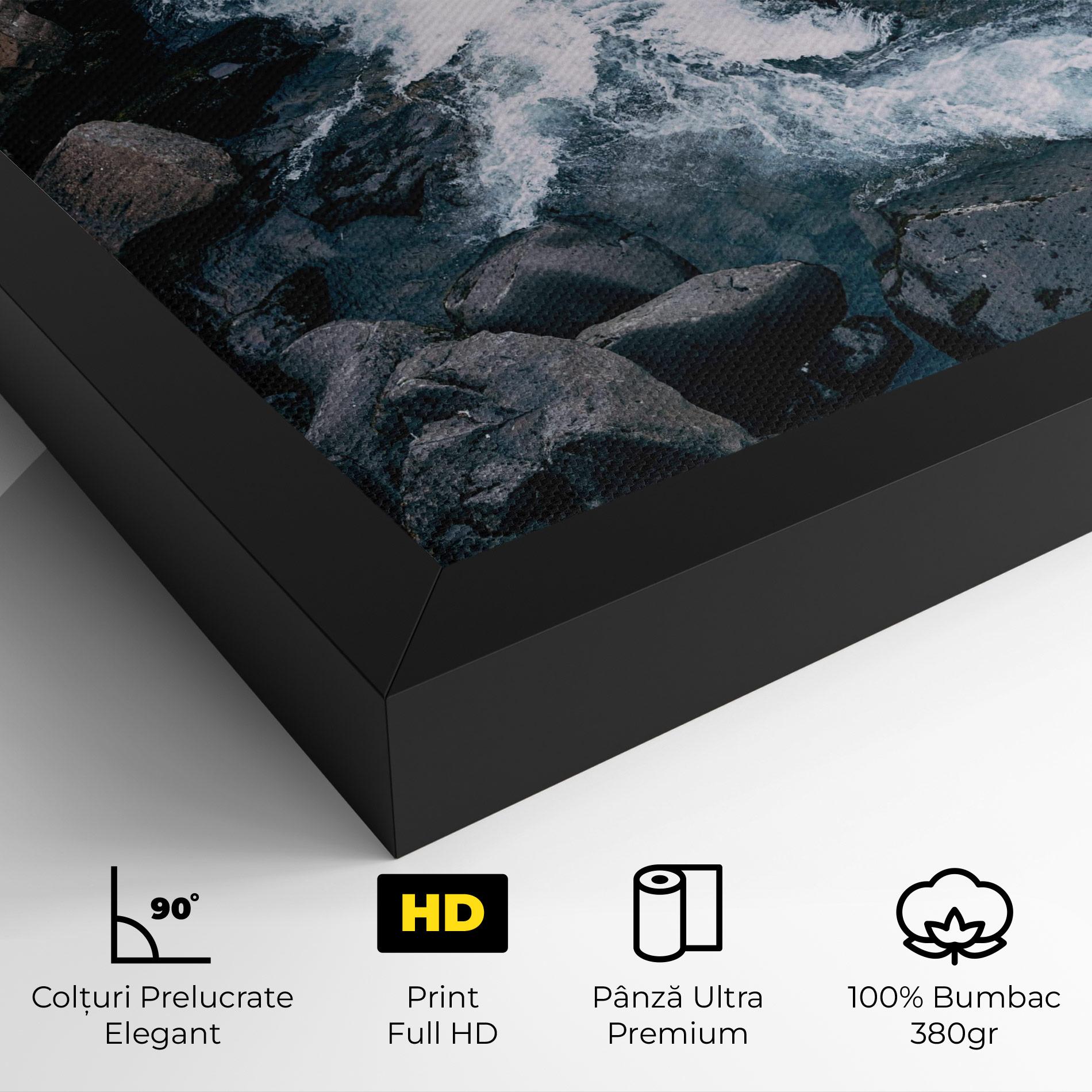 Tablou Canvas Mountain River Rock mockup 4