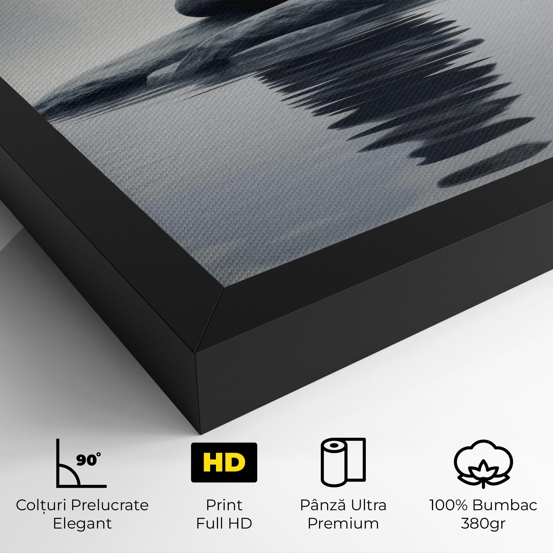 Tablou Canvas Stones Foggy View mockup 4