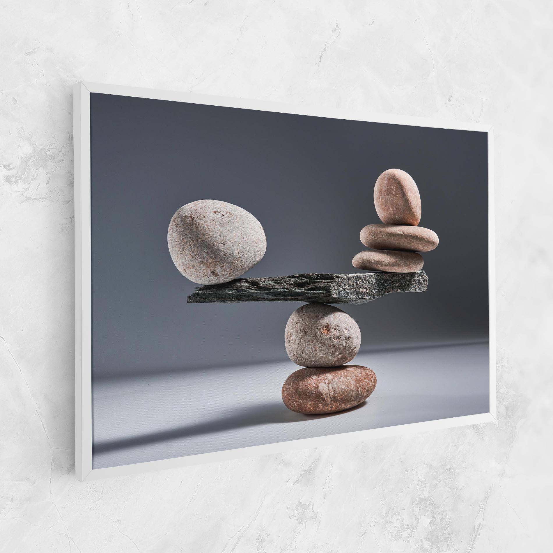 Tablou Canvas Balancing Pebbles mockup 1