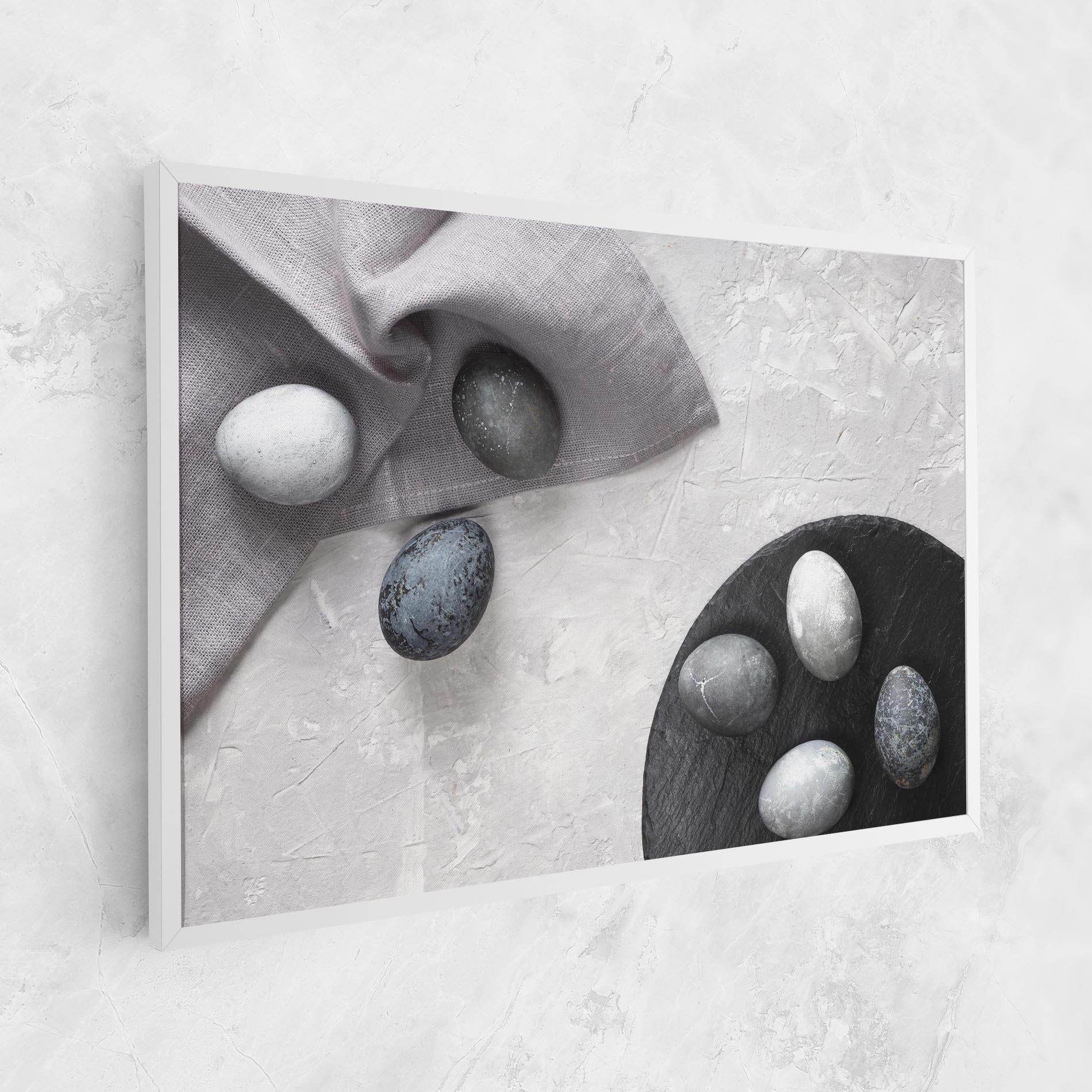 Tablou Canvas Eggs Stone mockup 1