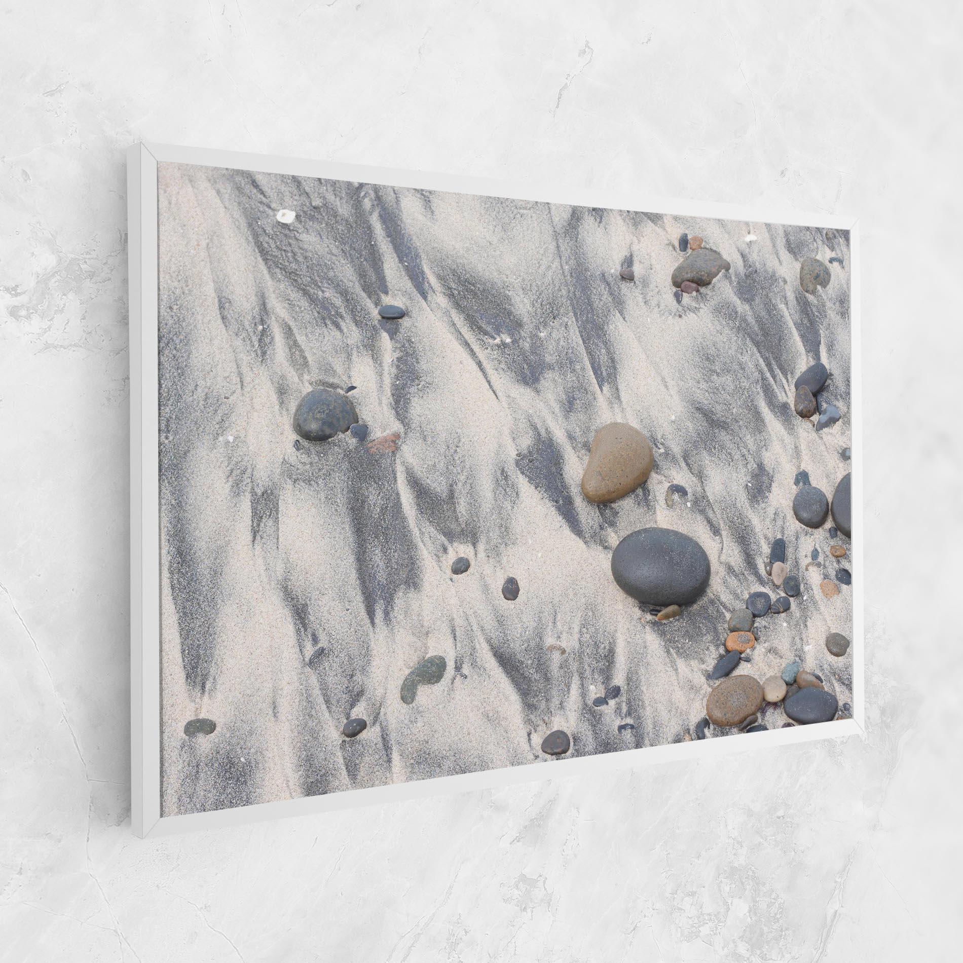 Tablou Canvas Sandy Beach Stones mockup 1