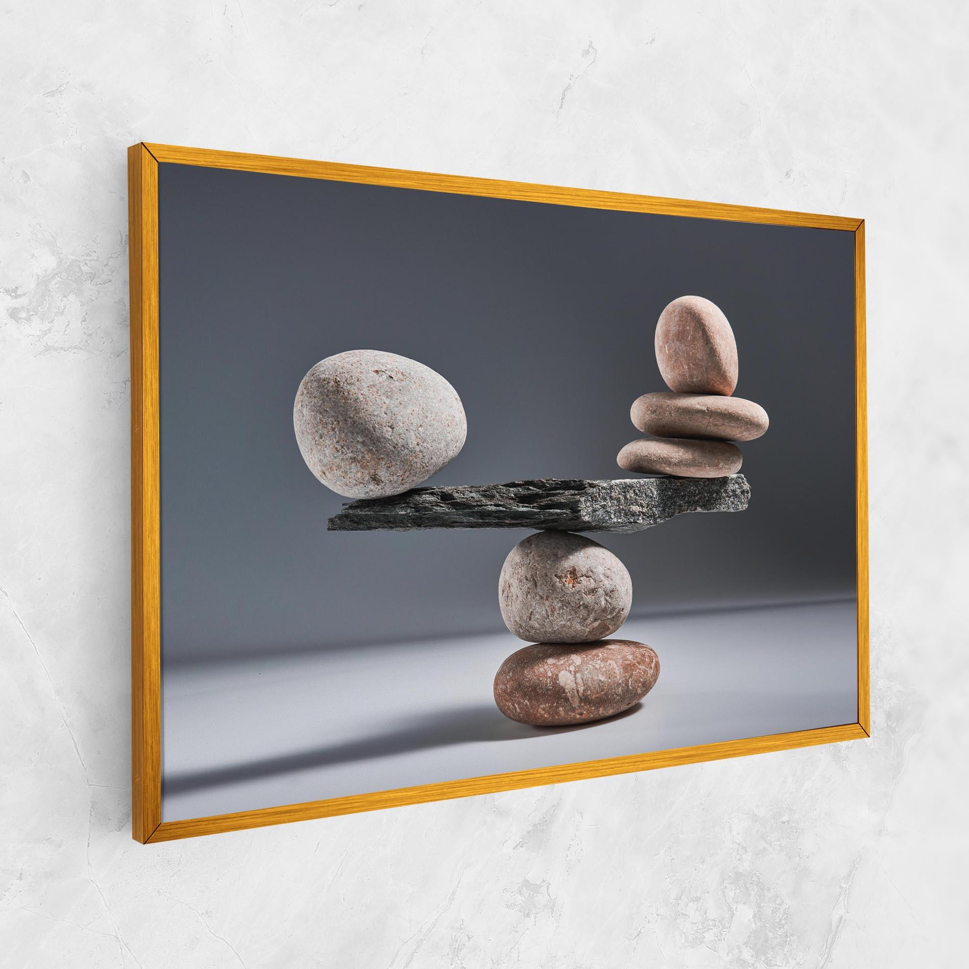 Tablou Canvas Balancing Pebbles mockup 1