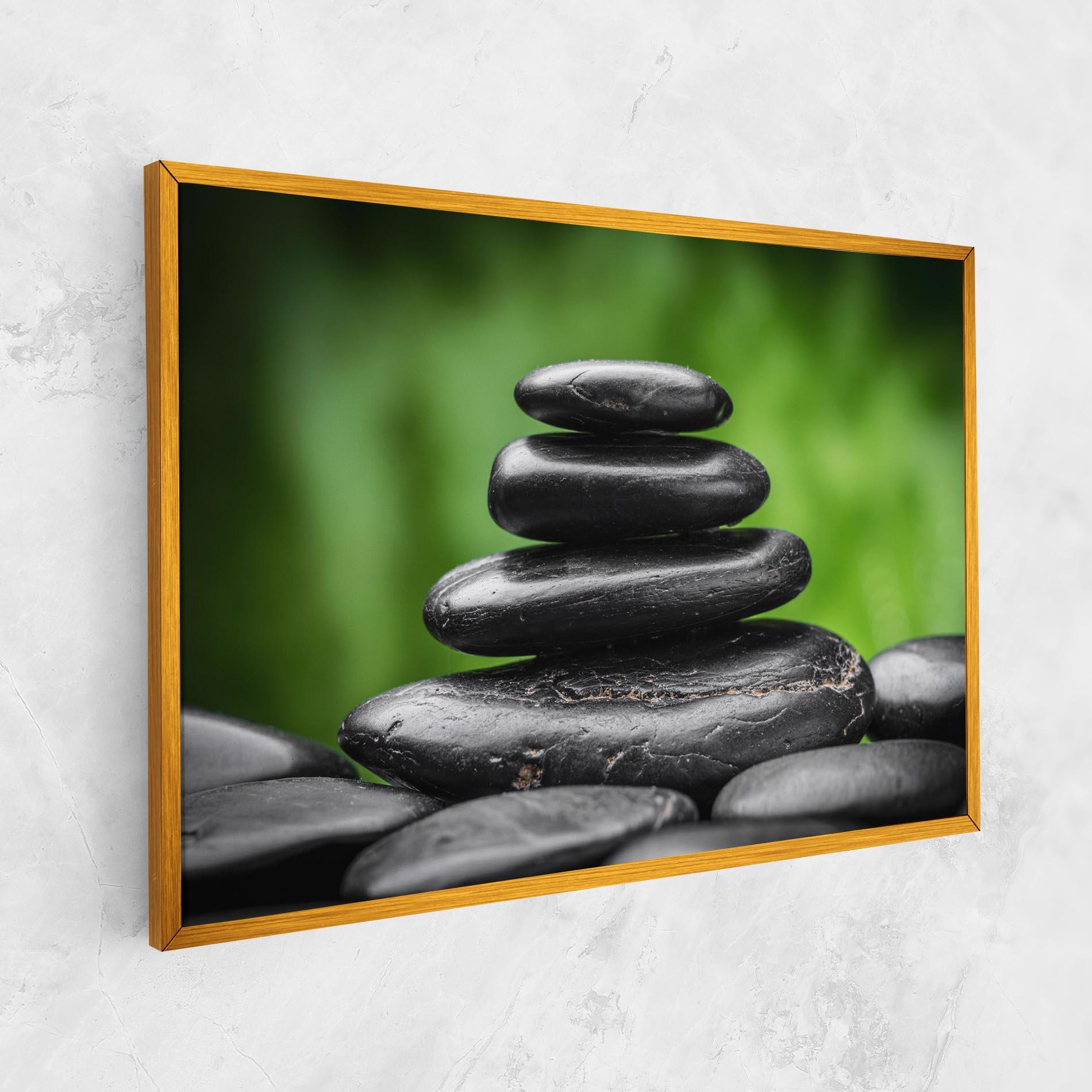 Tablou Canvas Black Stone Meditation mockup 1