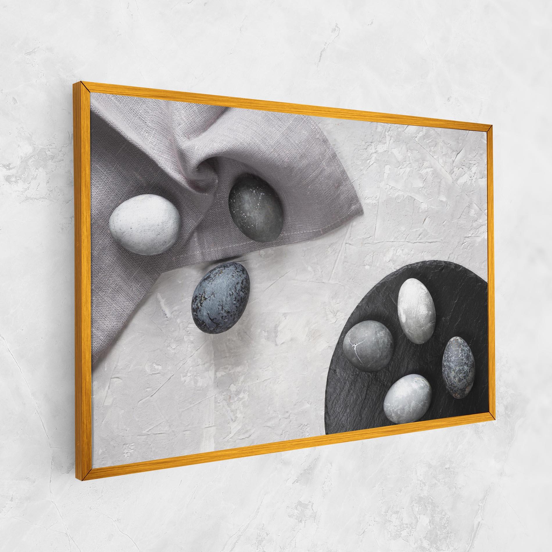 Tablou Canvas Eggs Stone mockup 1