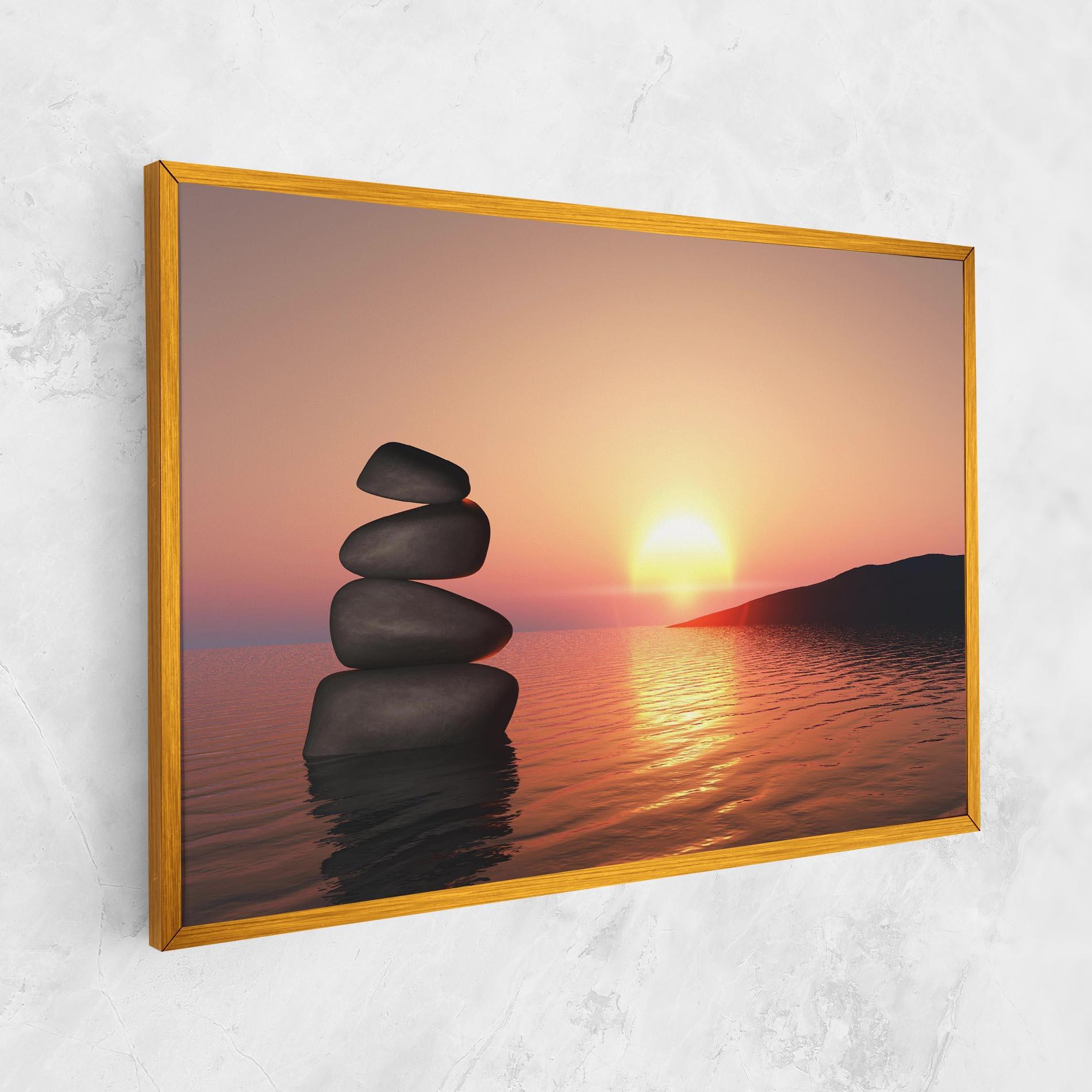 Tablou Canvas Peace And Sunset mockup 1