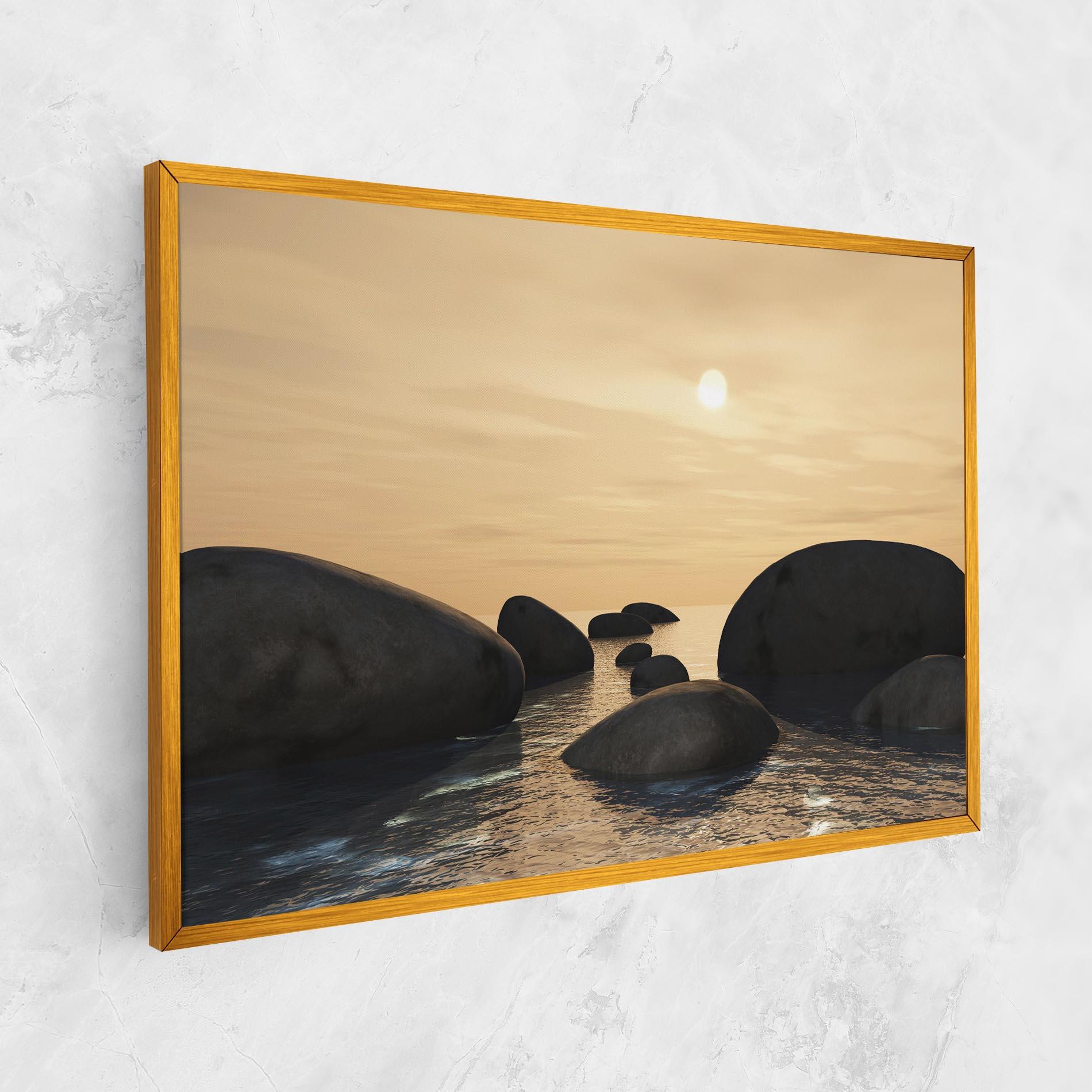 Tablou Canvas Peace Rock mockup 1