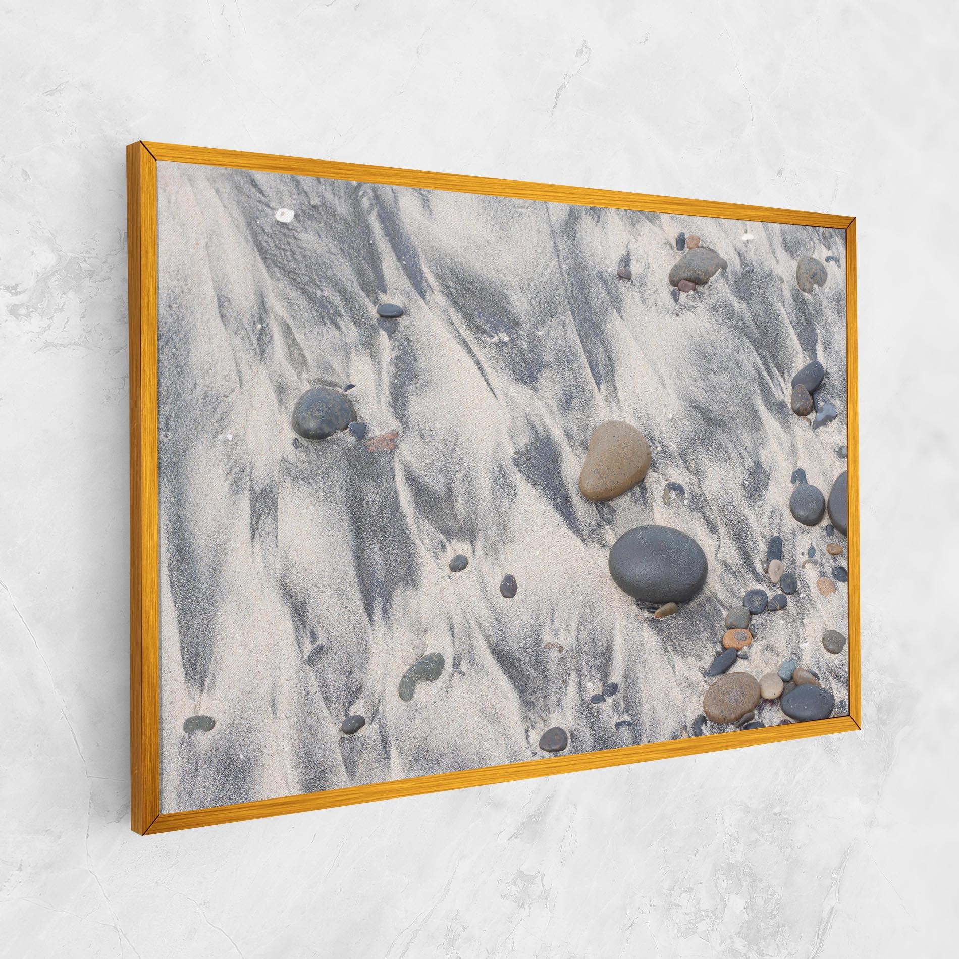 Tablou Canvas Sandy Beach Stones mockup 1