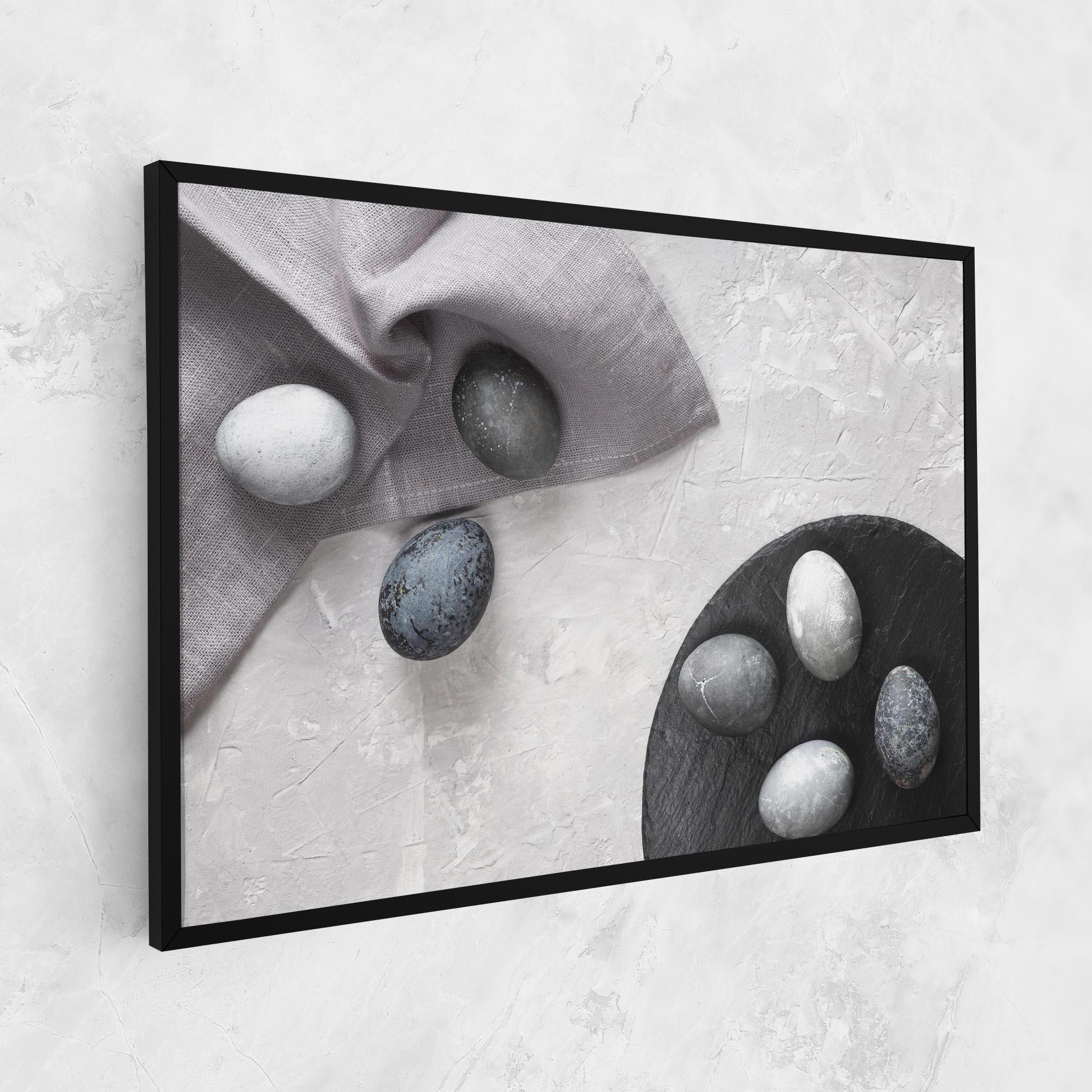 Tablou Canvas Eggs Stone mockup 1