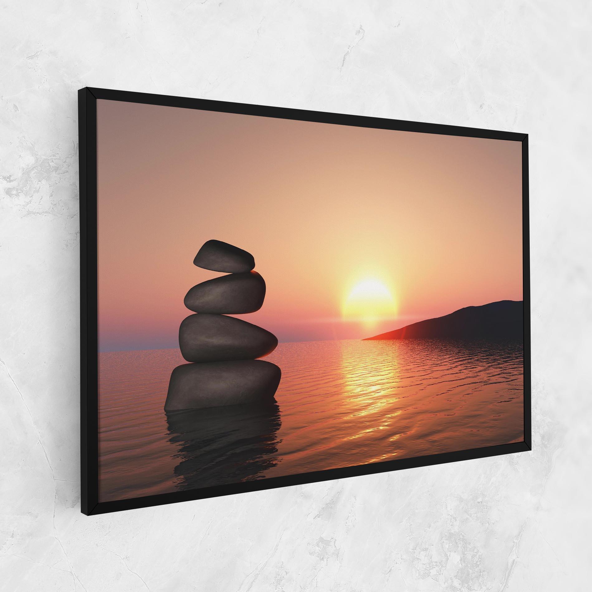 Tablou Canvas Peace And Sunset mockup 1