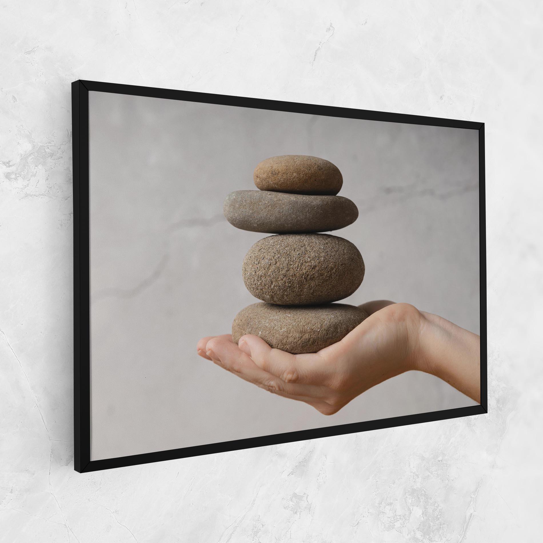 Tablou Canvas Stones Meditation mockup 1