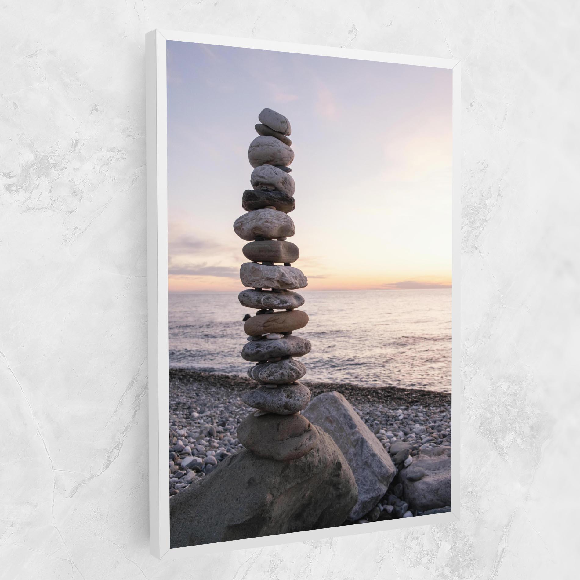 Tablou Canvas Pebbles Seaside mockup 1
