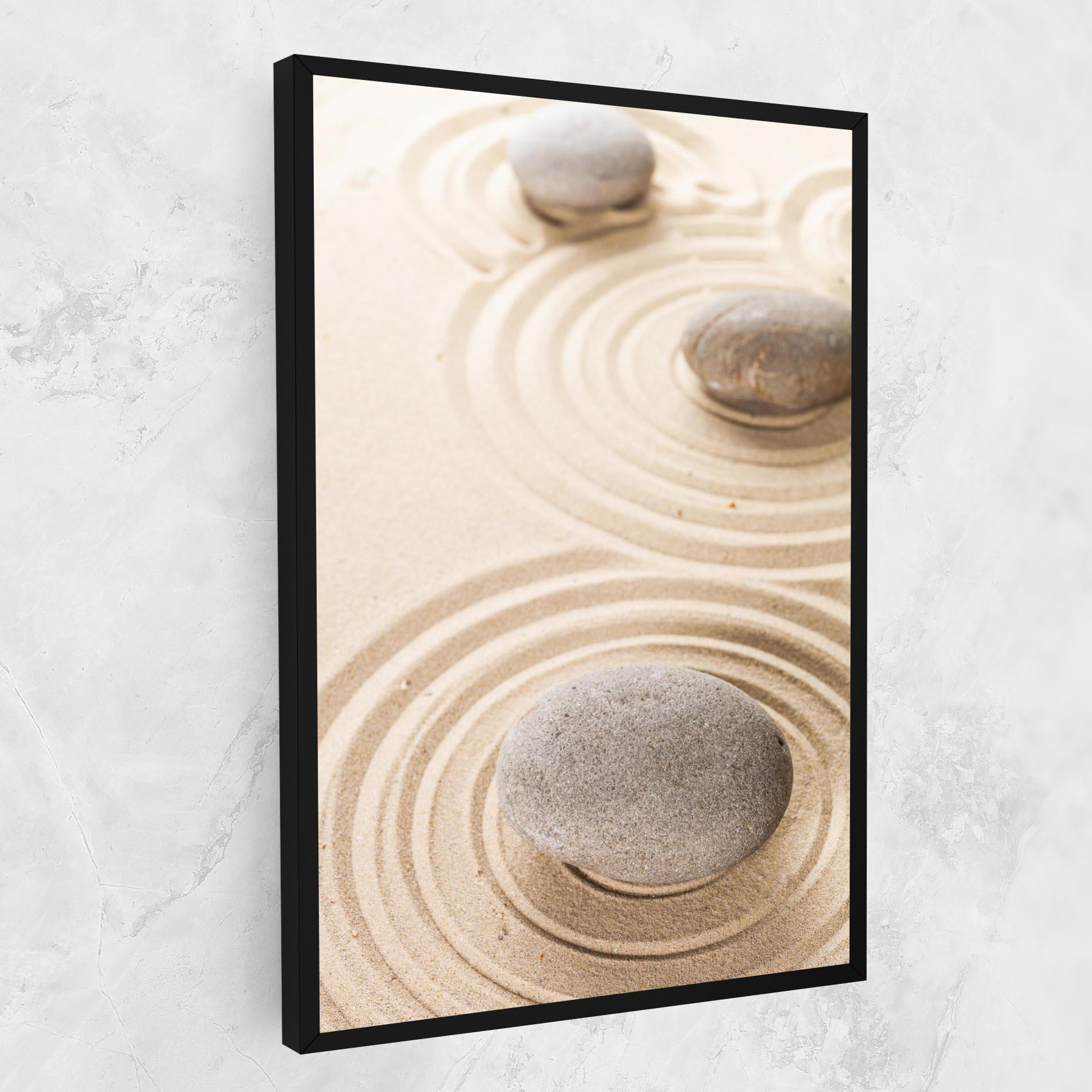 Tablou Canvas Meditation Cream Stone mockup 1
