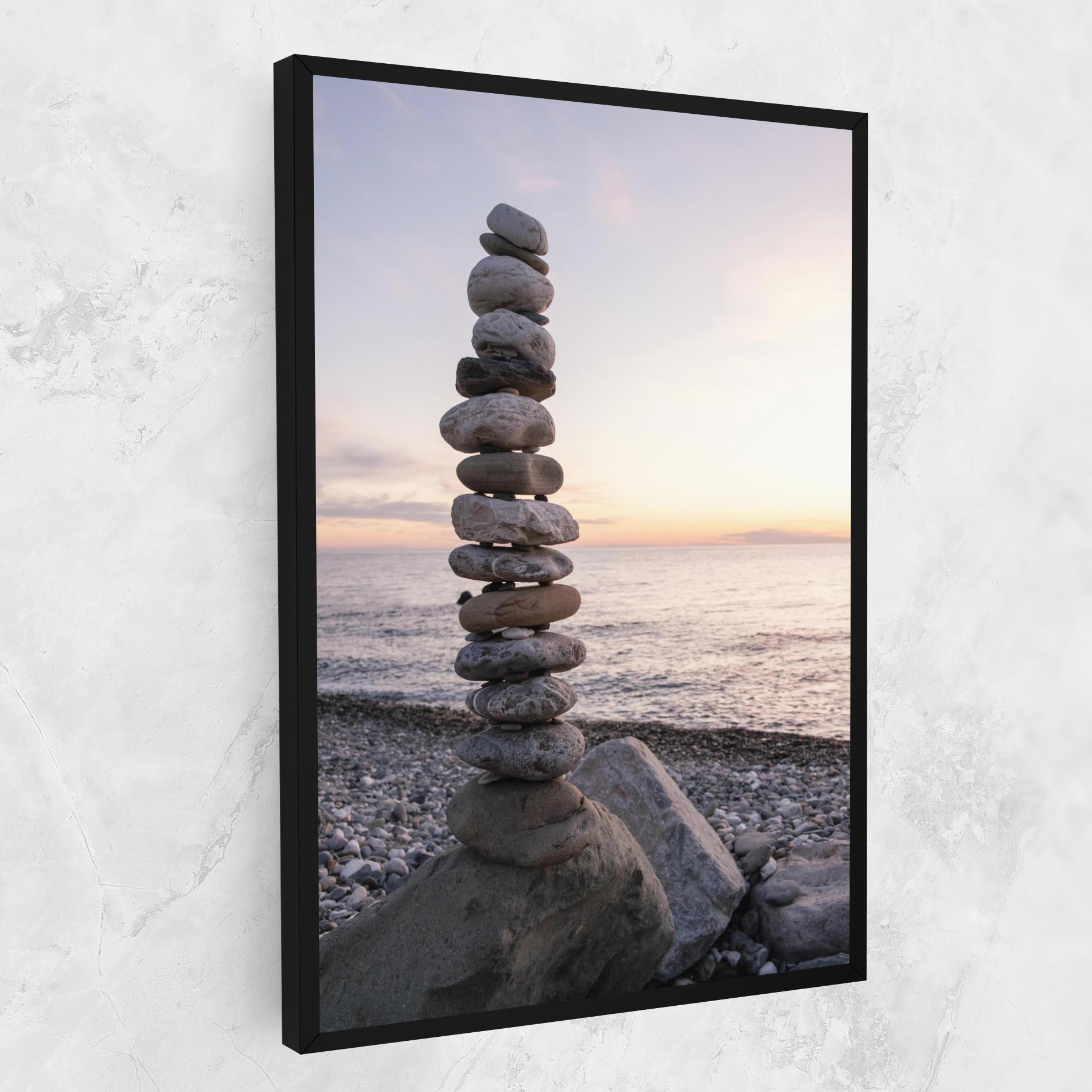 Tablou Canvas Pebbles Seaside mockup 1