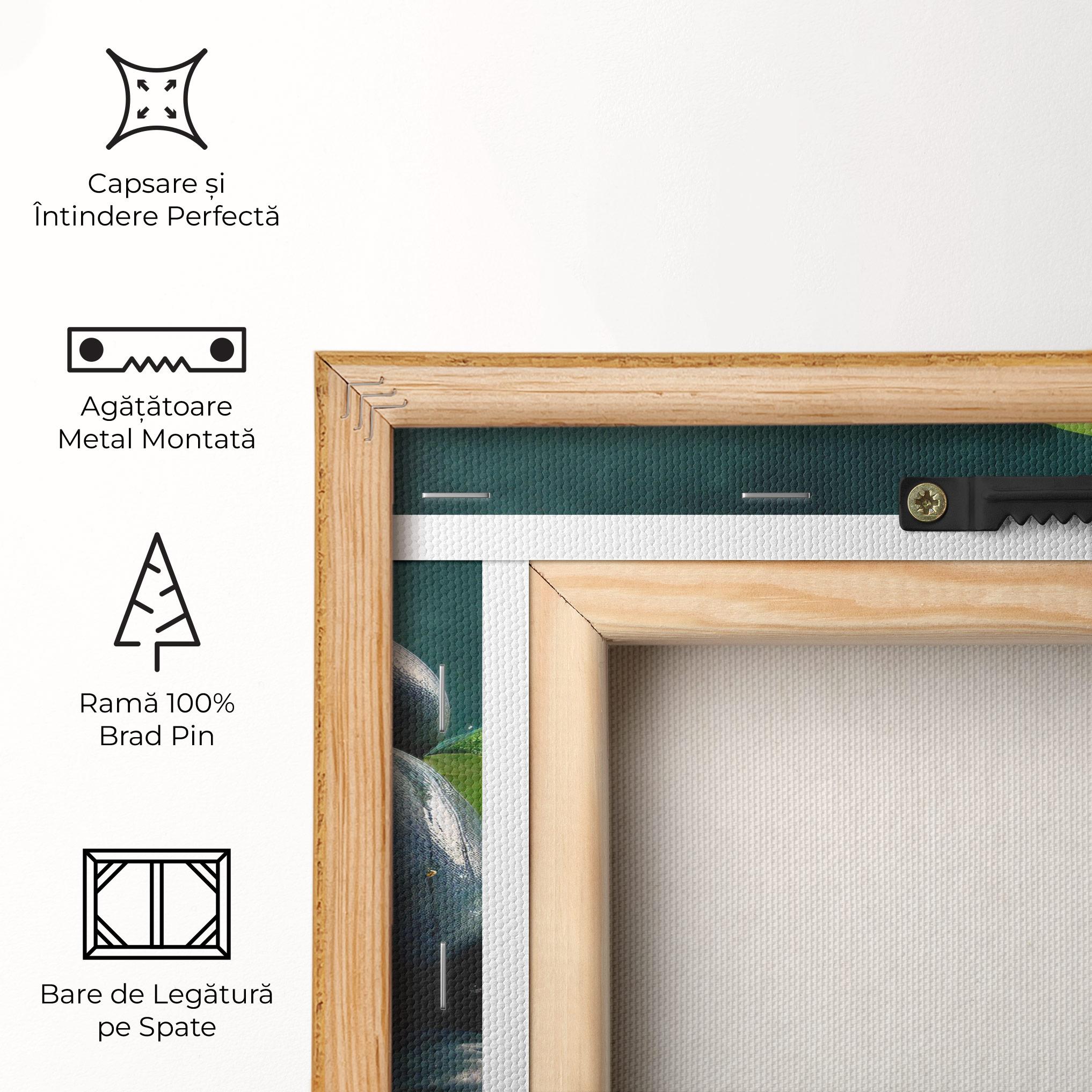 Tablou Canvas Green Stone Nature mockup 5