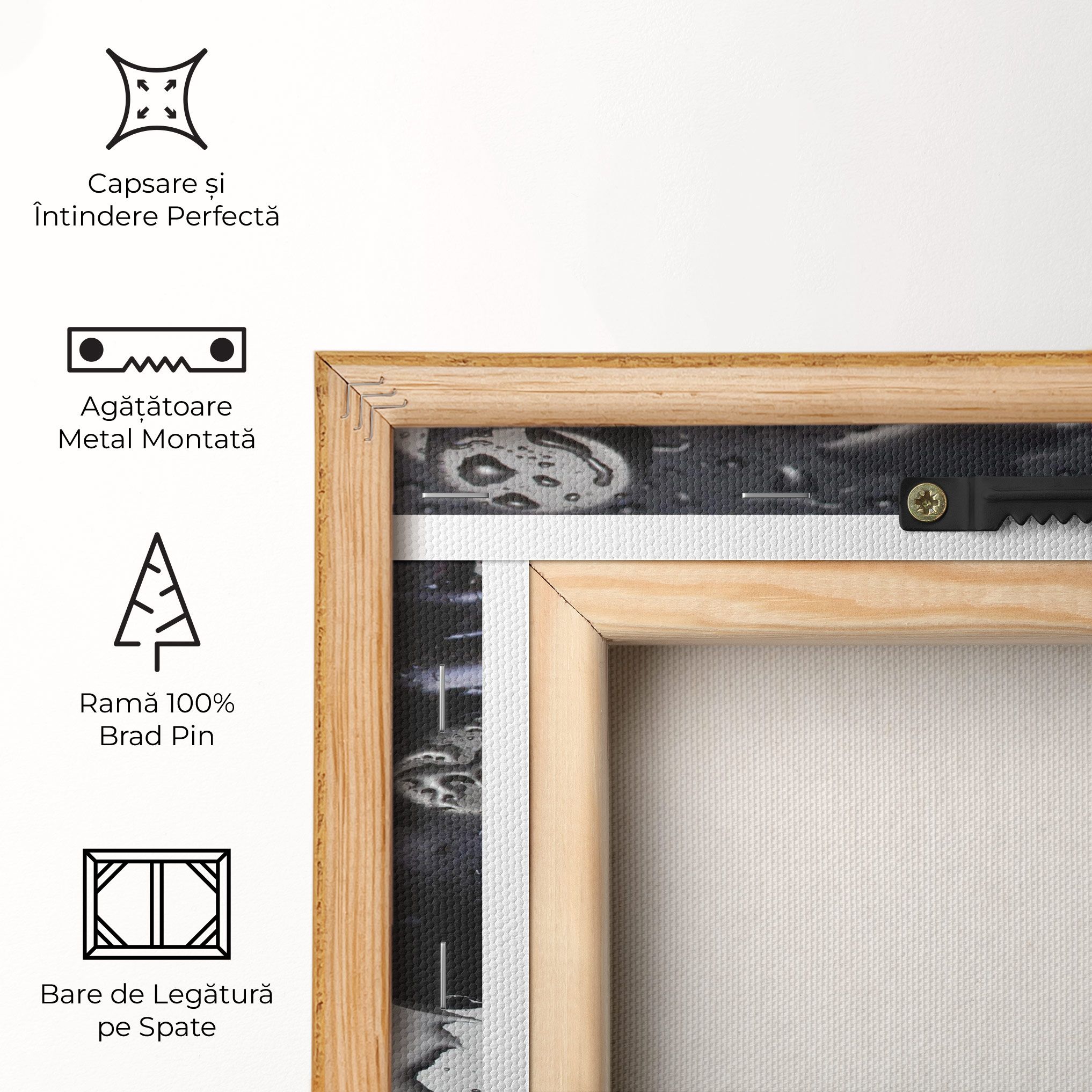 Pink Flowers Stones mockup 5