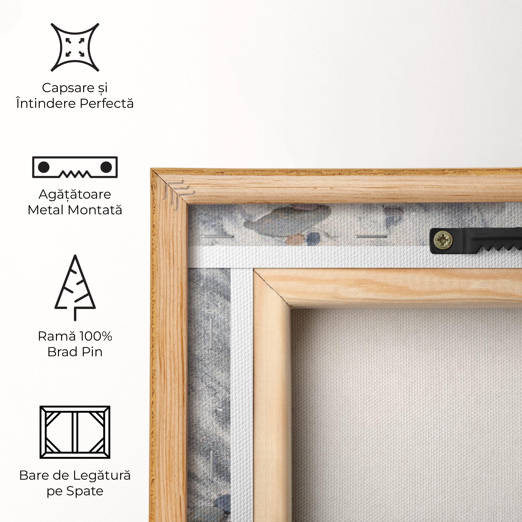 Tablou Canvas Sandy Beach Stones mockup 5