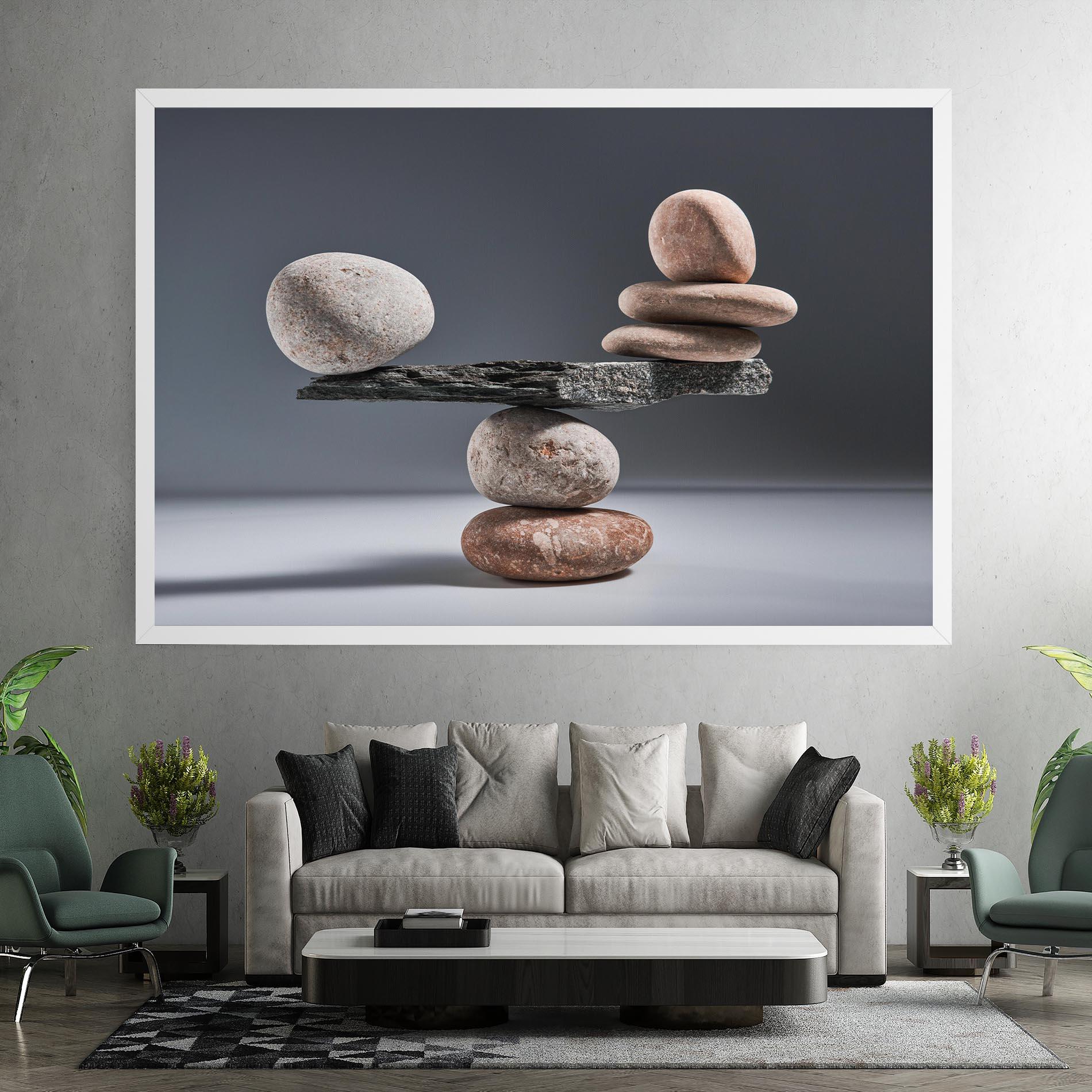 Tablou Canvas Balancing Pebbles mockup 7
