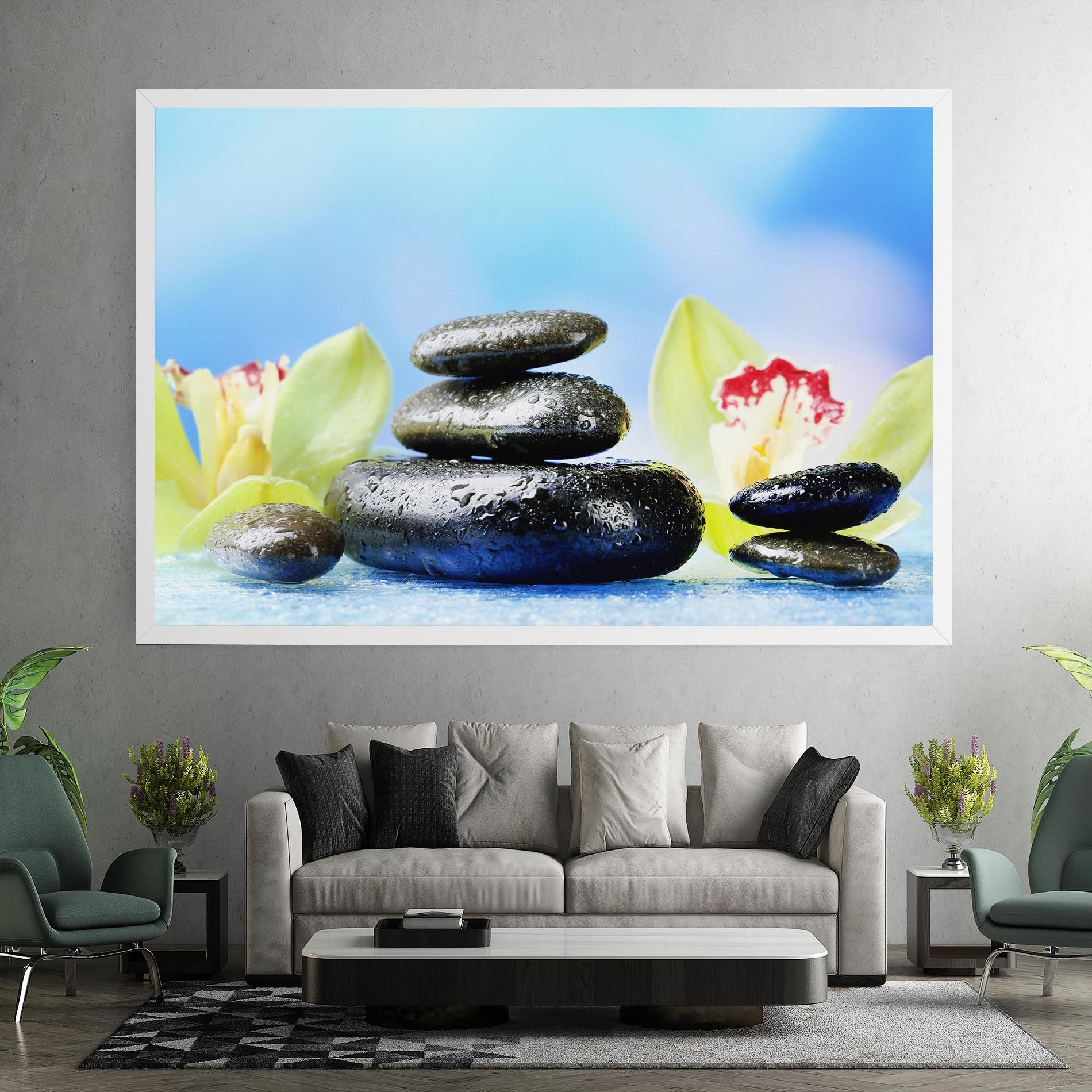 Blooming Orchid Stone mockup 7