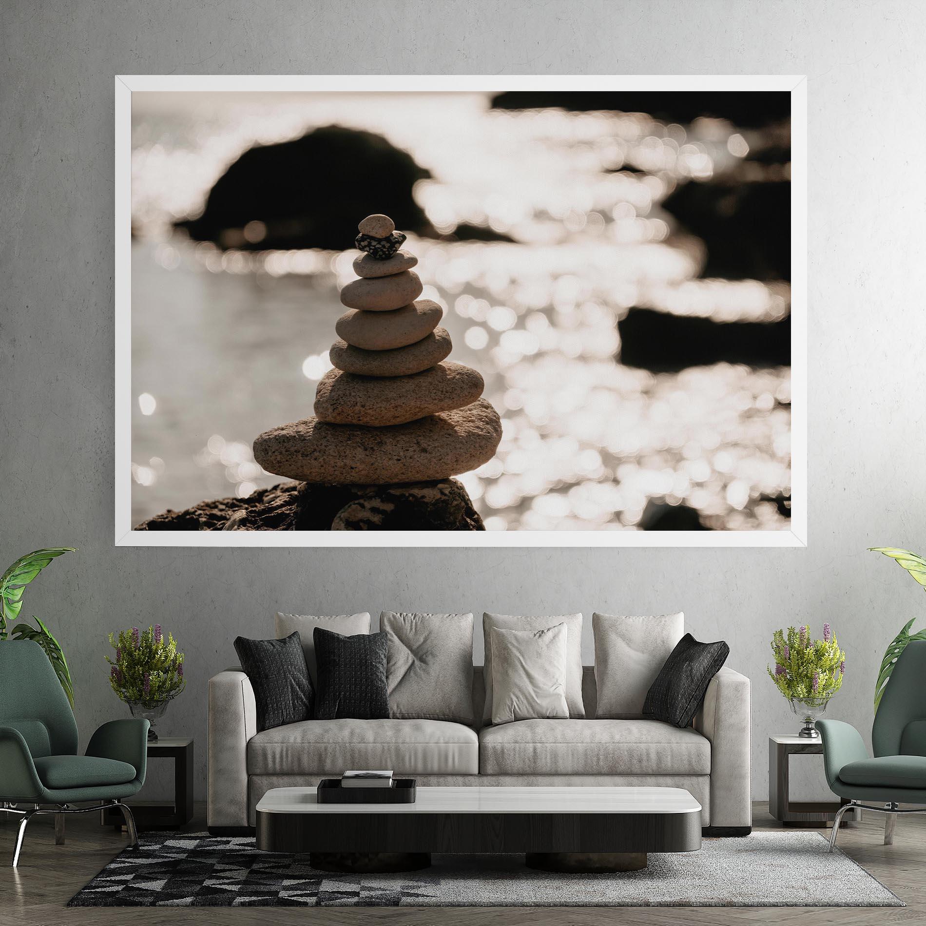 Tablou Canvas Pyramid Stones mockup 7