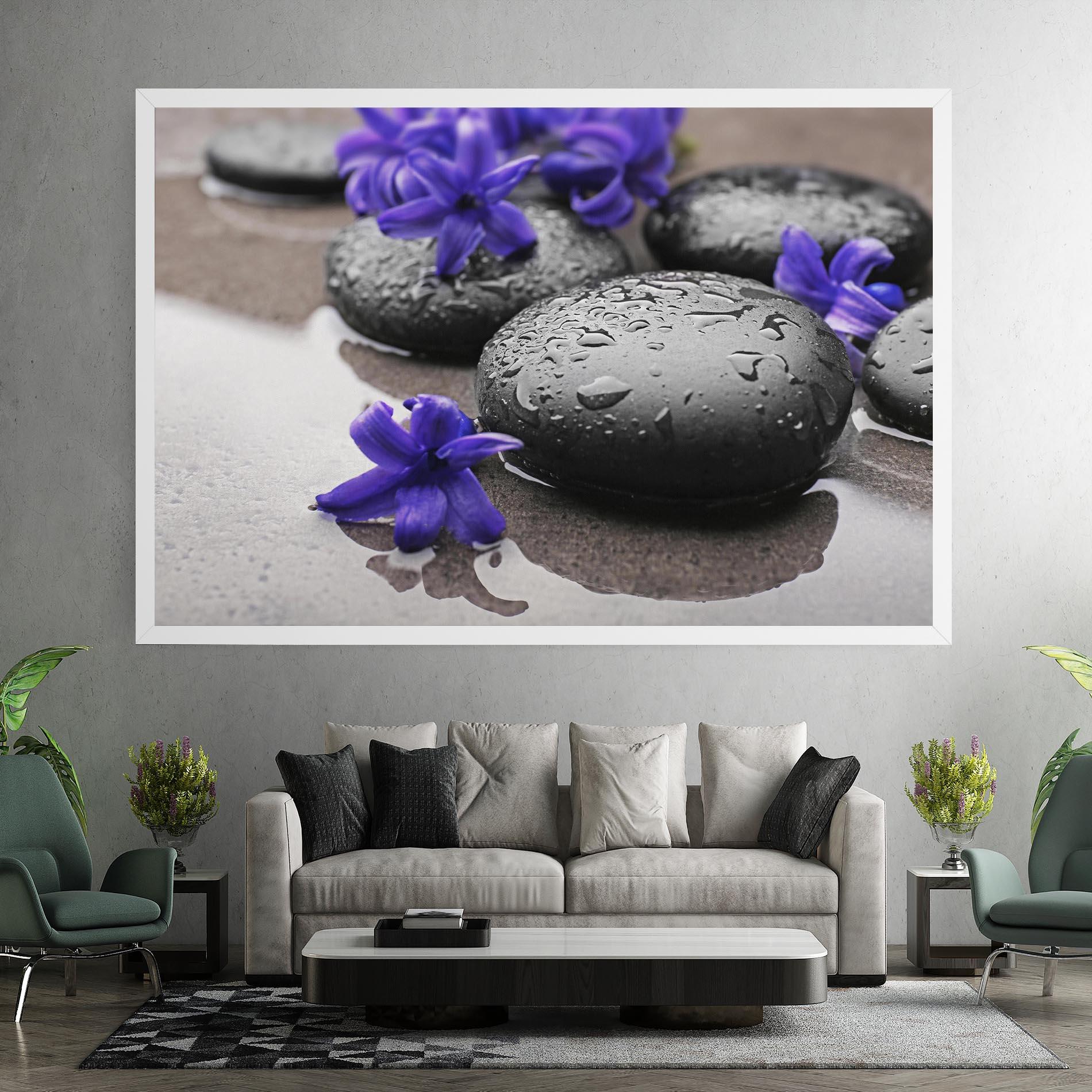 Tablou Canvas Spa Purple Rock mockup 7
