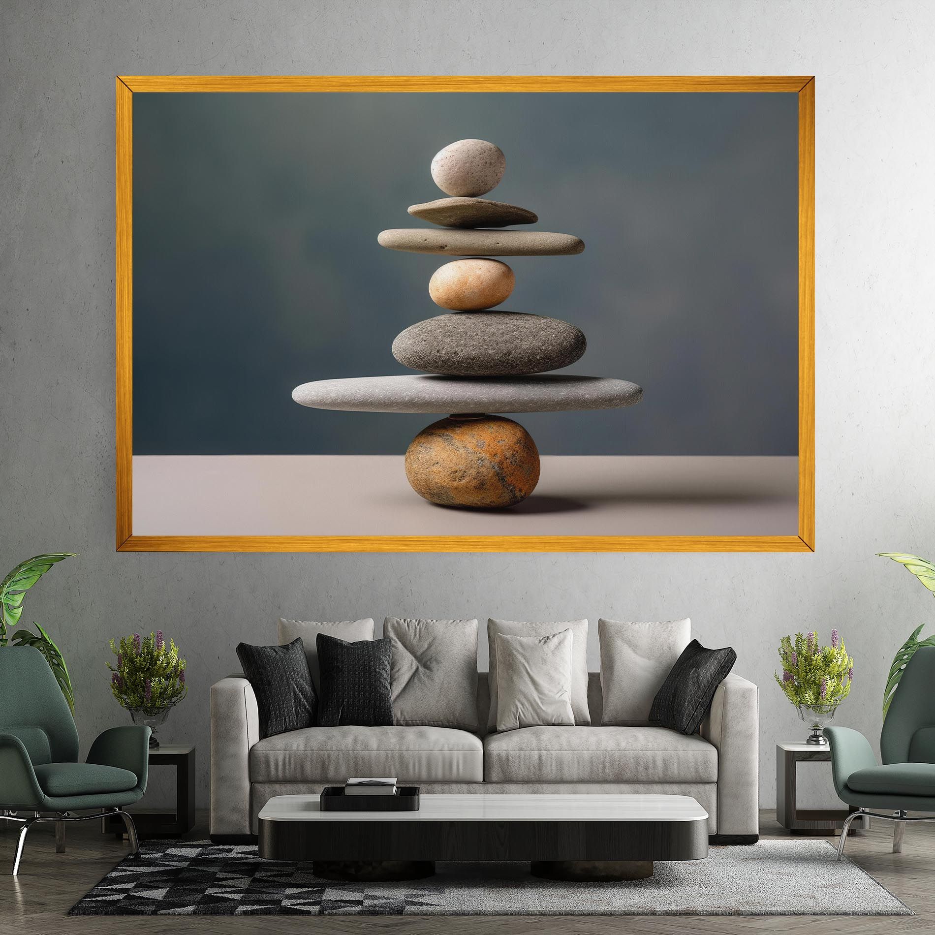 Balance Pebbles Pyramid mockup 7