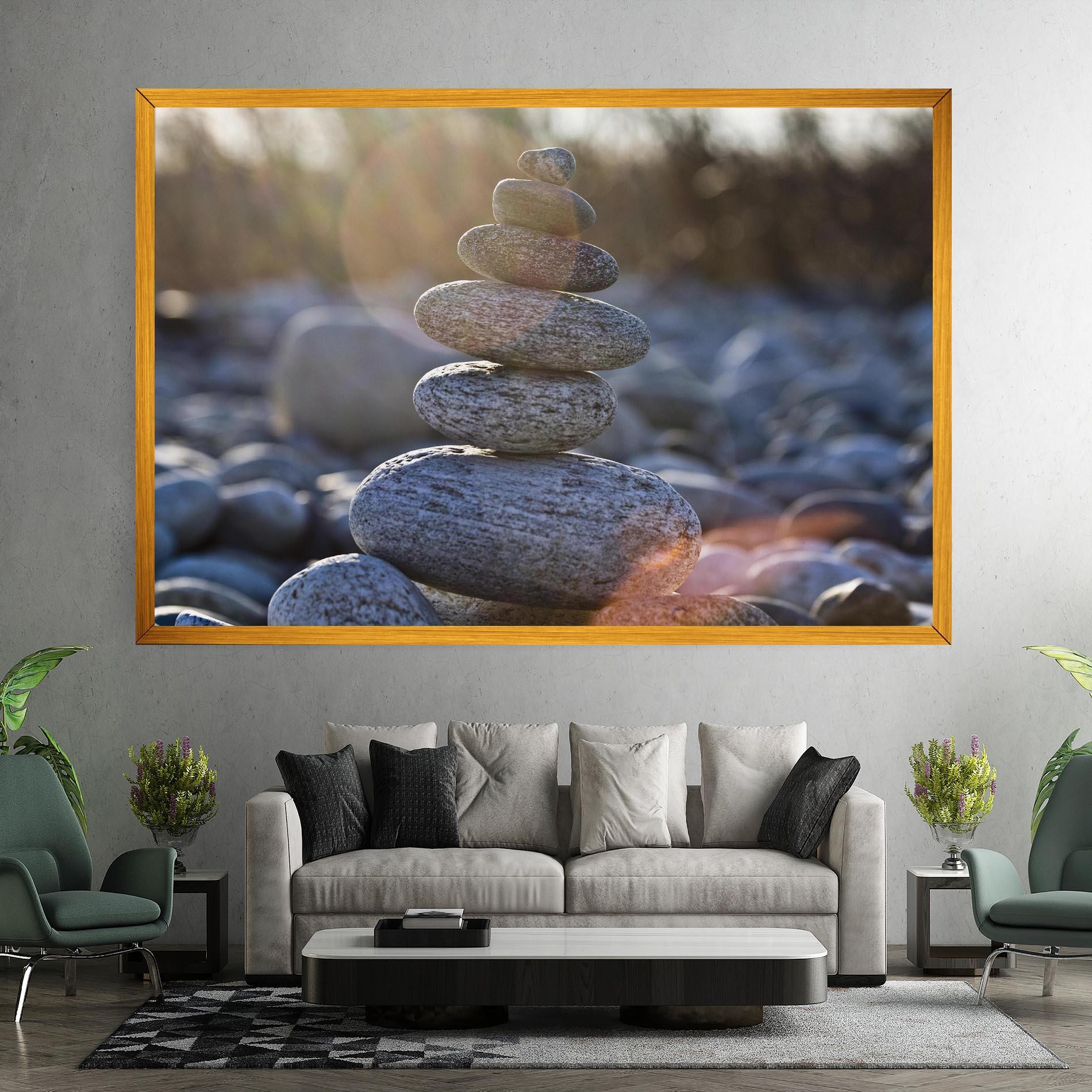 Tablou Canvas Closeup Shot Rocks mockup 7