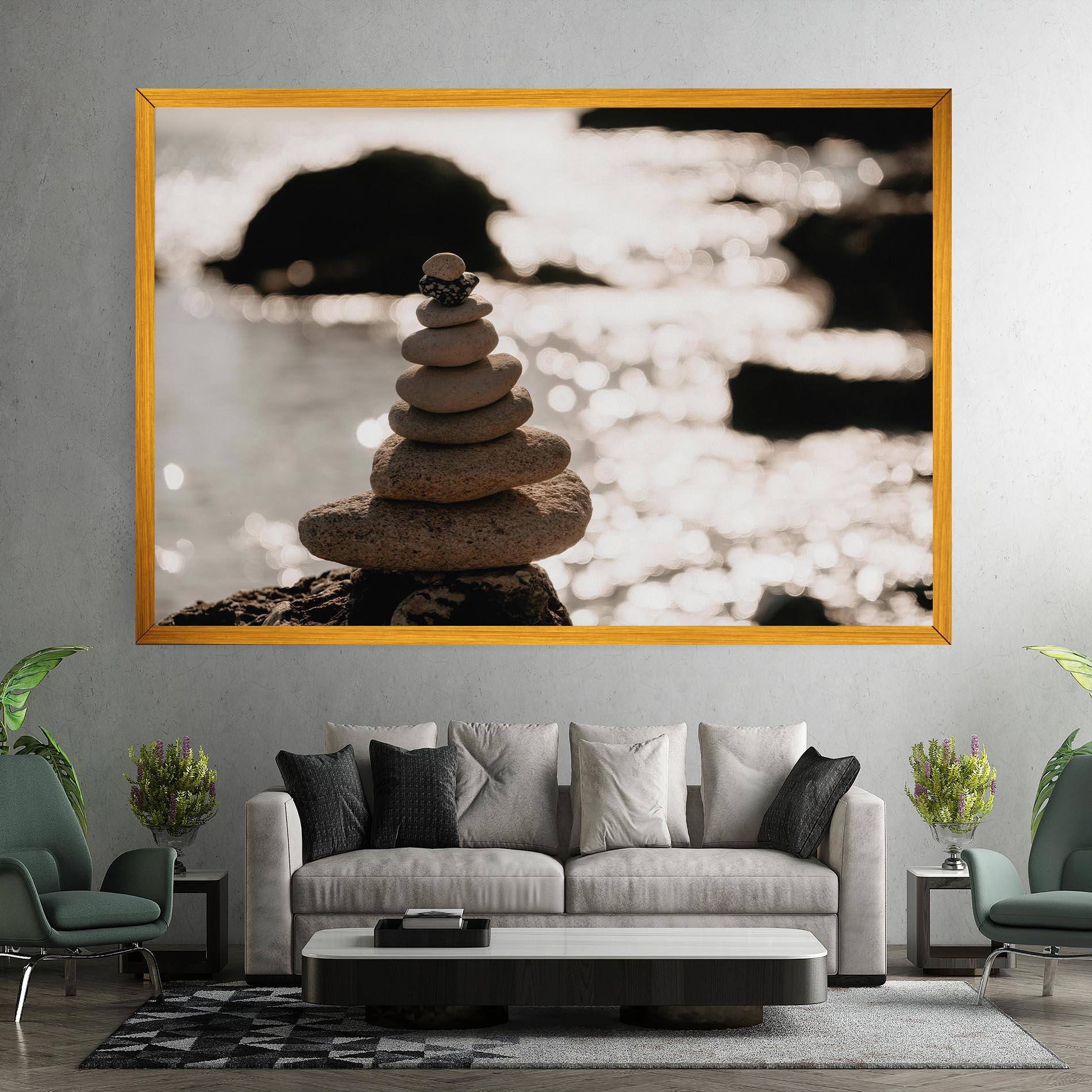 Tablou Canvas Pyramid Stones mockup 7