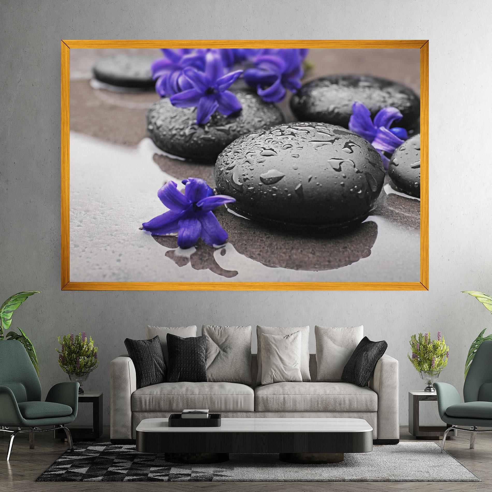 Tablou Canvas Spa Purple Rock mockup 7