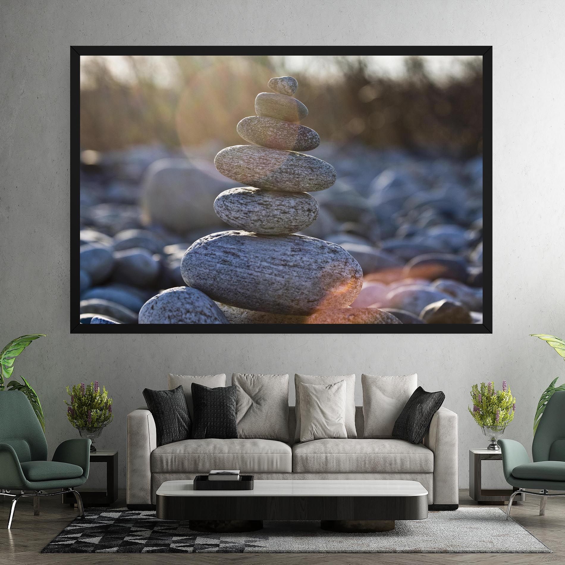 Closeup Shot Rocks mockup 7