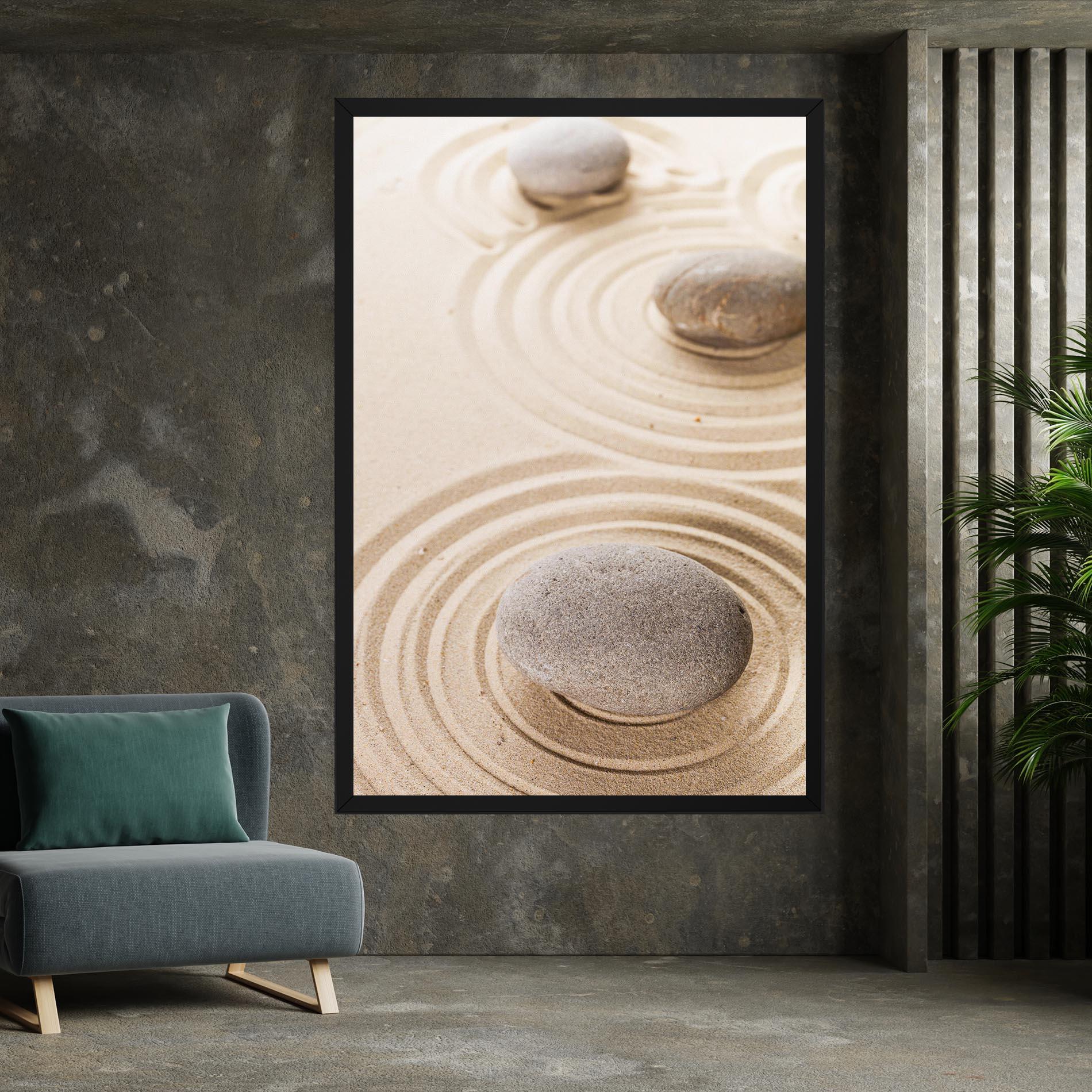 Tablou Canvas Meditation Cream Stone mockup 7