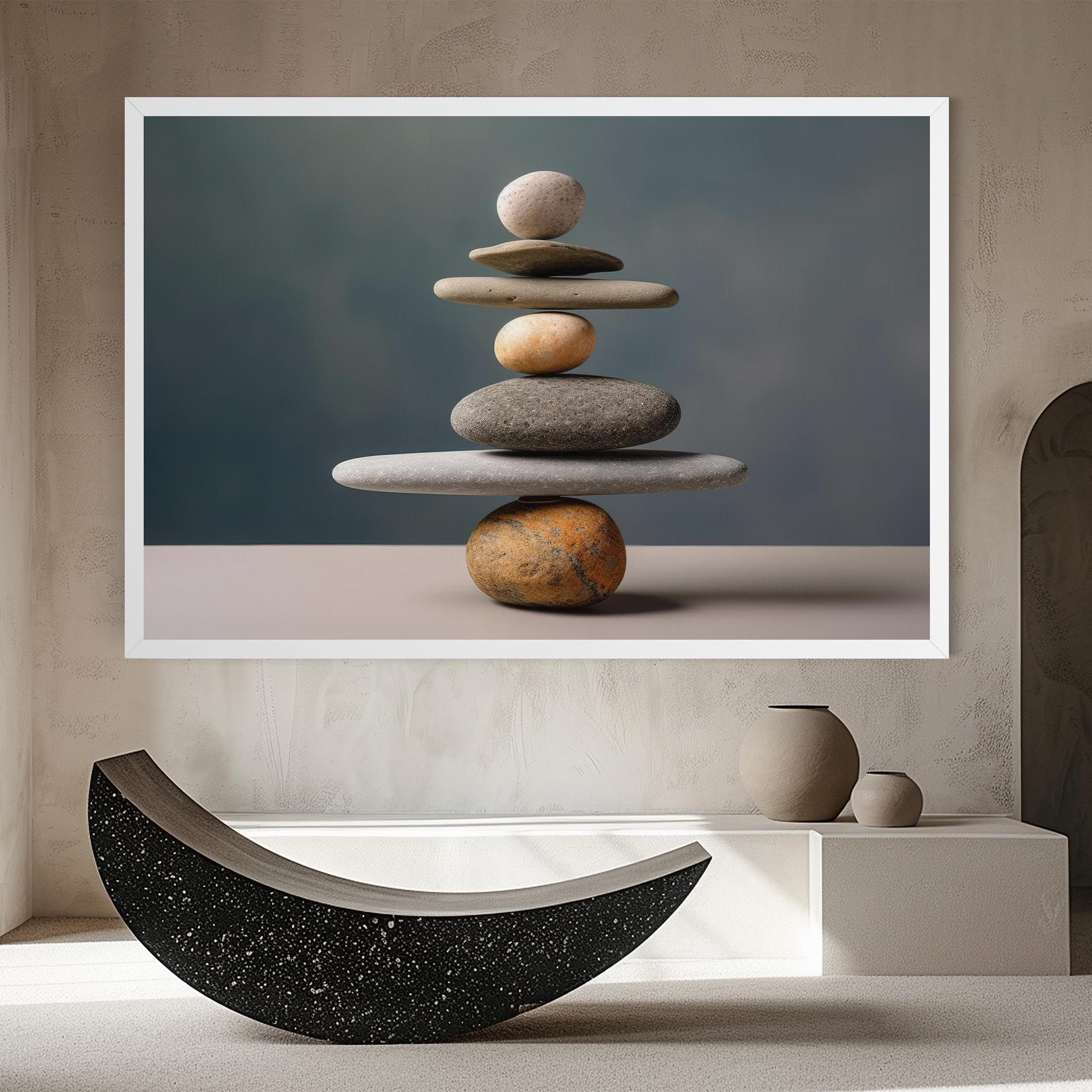 Balance Pebbles Pyramid mockup 8
