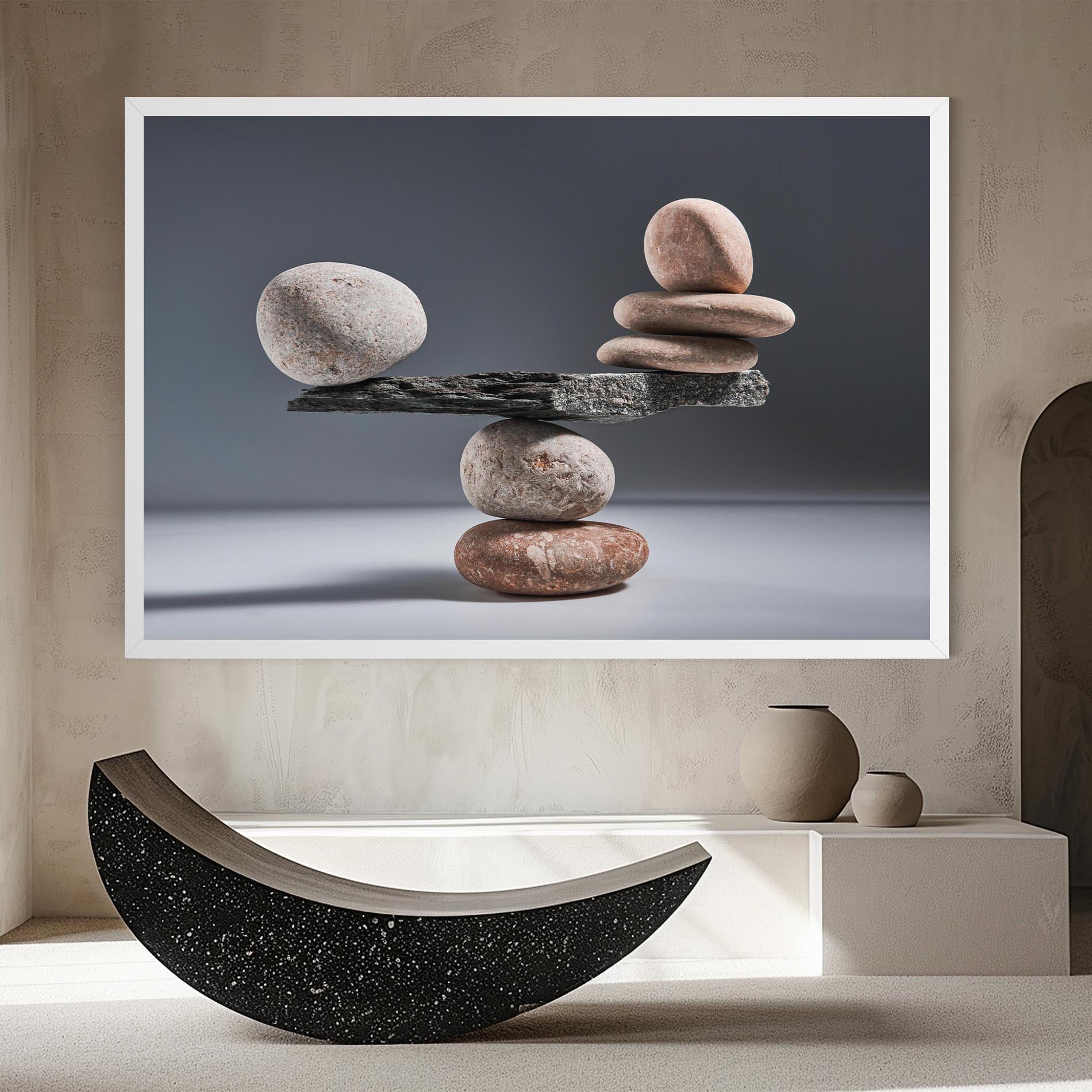 Tablou Canvas Balancing Pebbles mockup 8