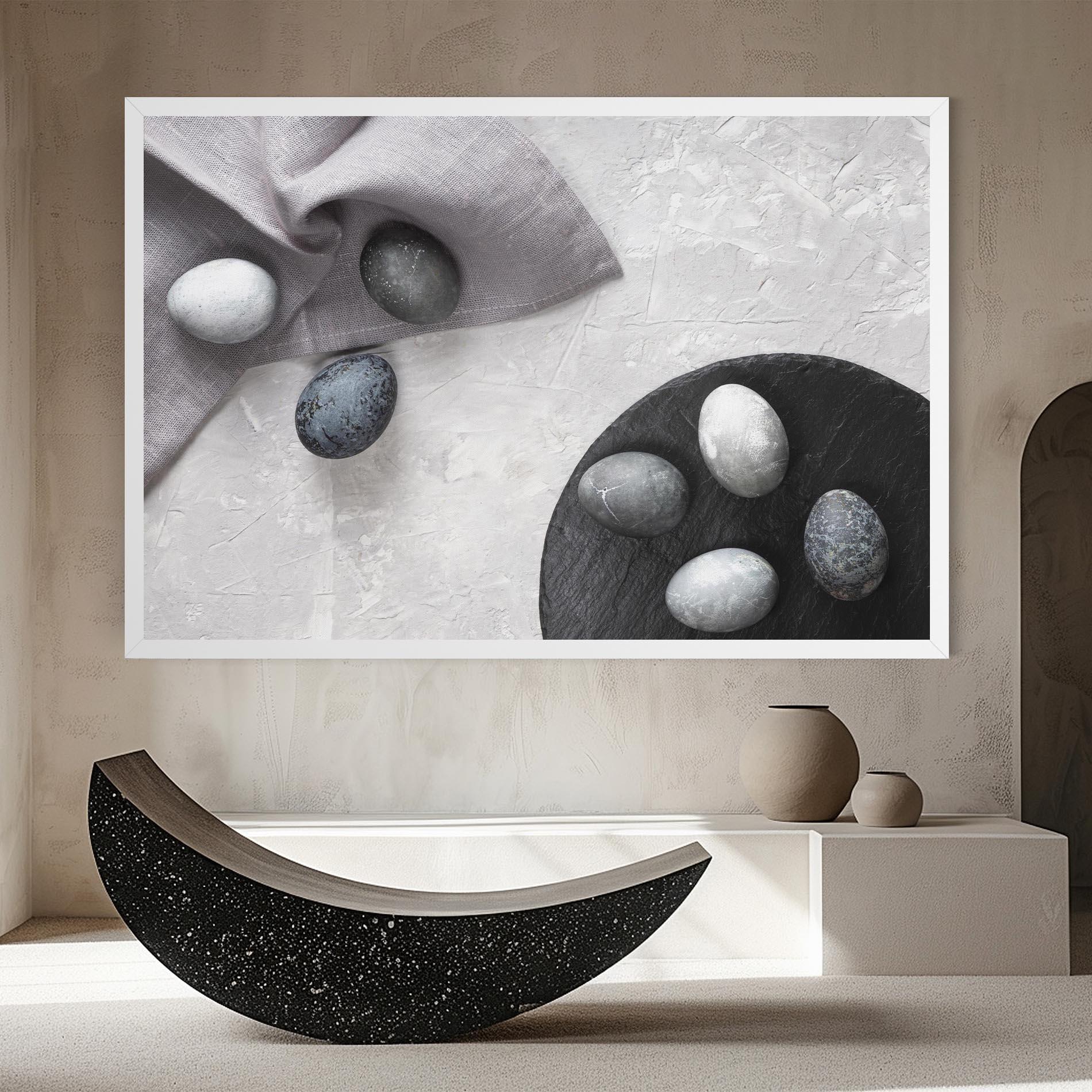 Tablou Canvas Eggs Stone mockup 8