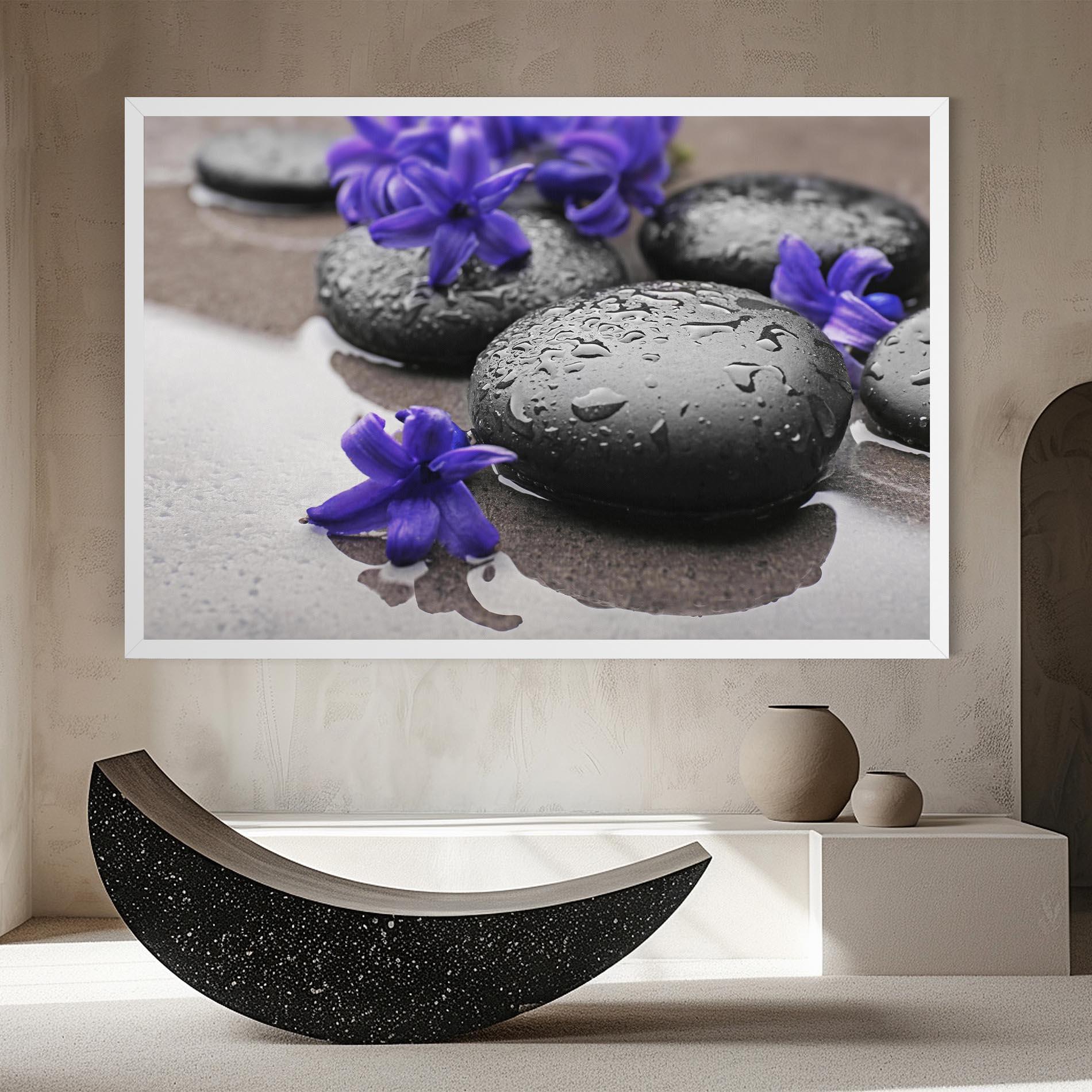 Tablou Canvas Spa Purple Rock mockup 8