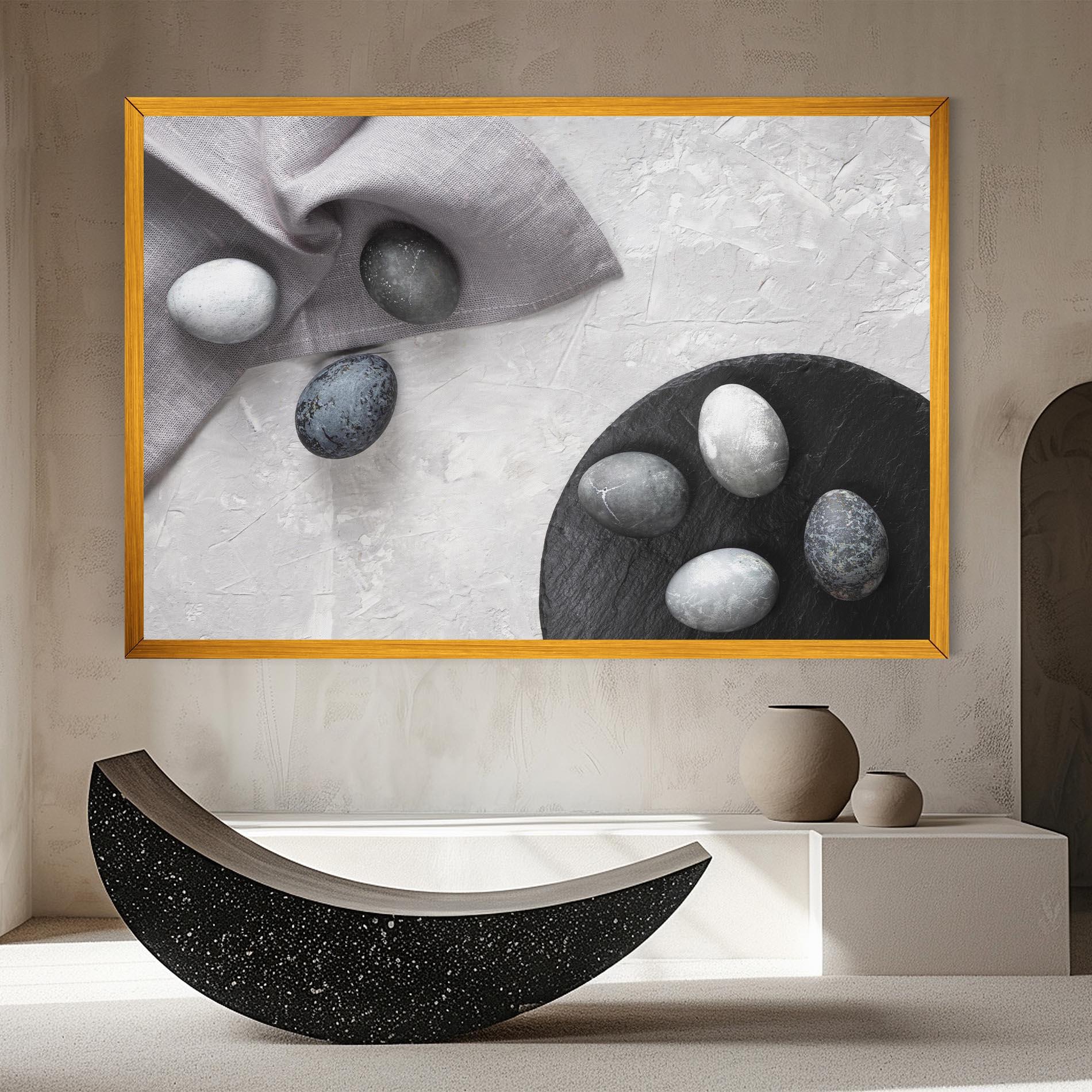 Tablou Canvas Eggs Stone mockup 8