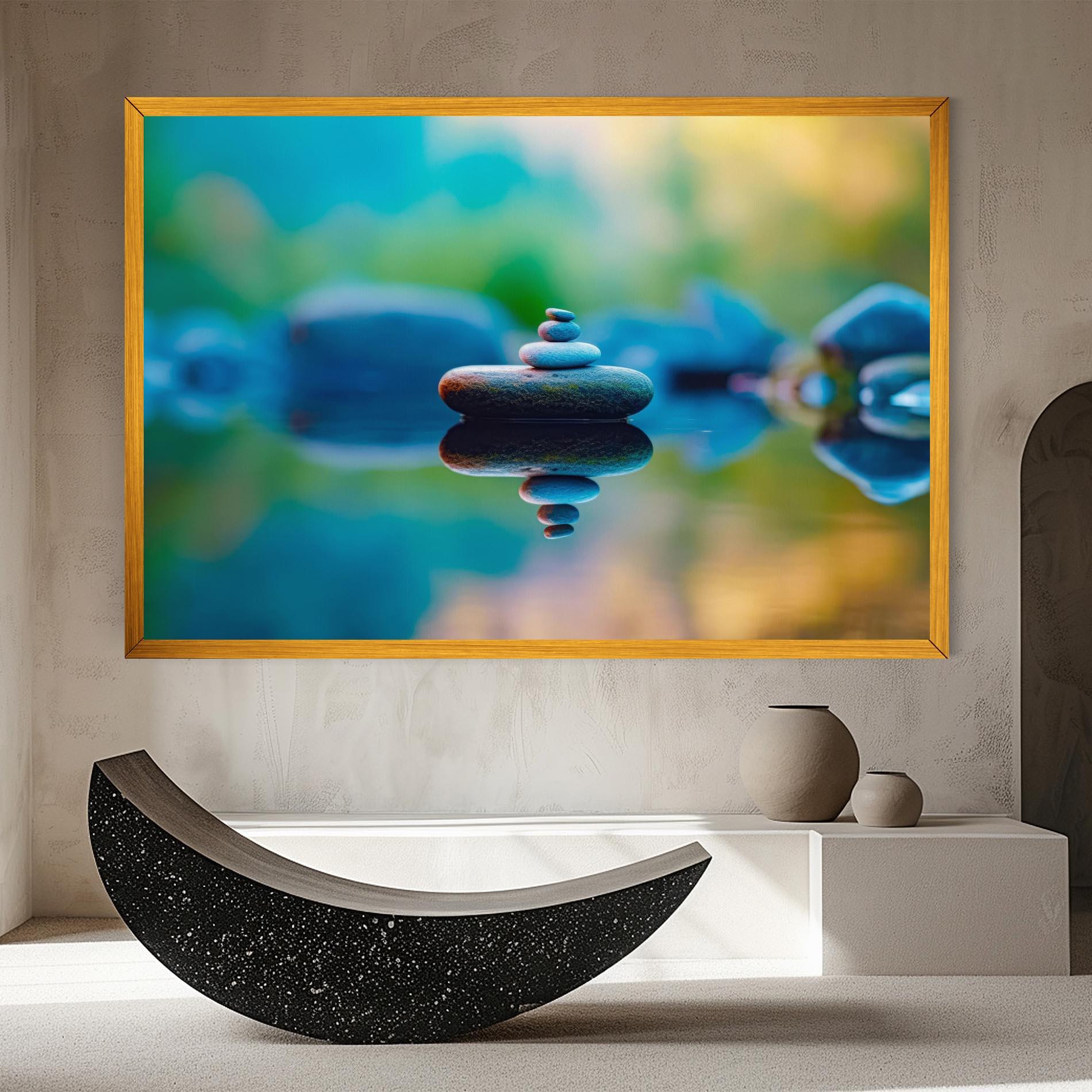 Tablou Canvas Pile Rocks mockup 8