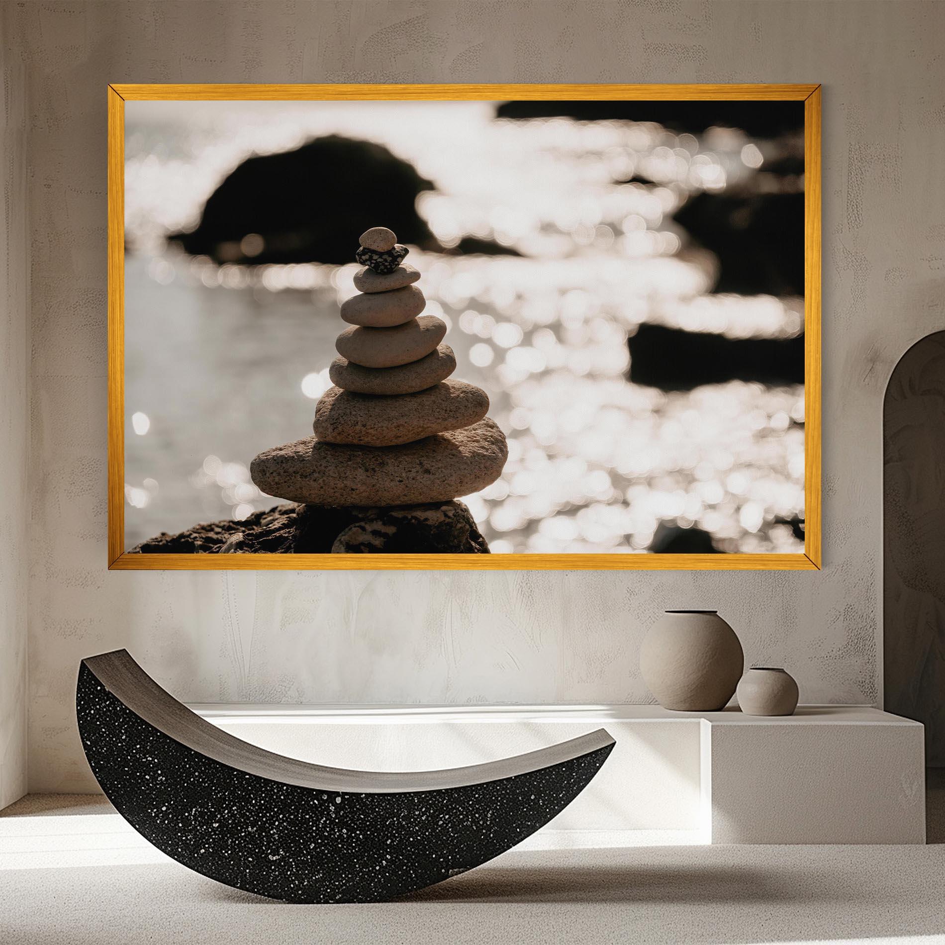 Tablou Canvas Pyramid Stones mockup 8