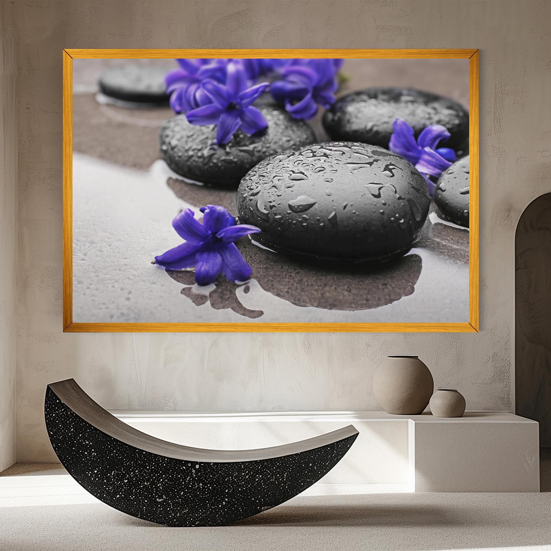 Tablou Canvas Spa Purple Rock mockup 8