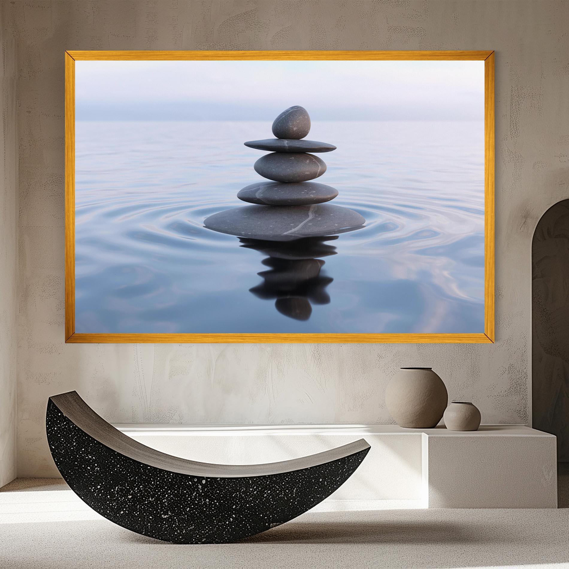 Tablou Canvas Zen Rock mockup 8