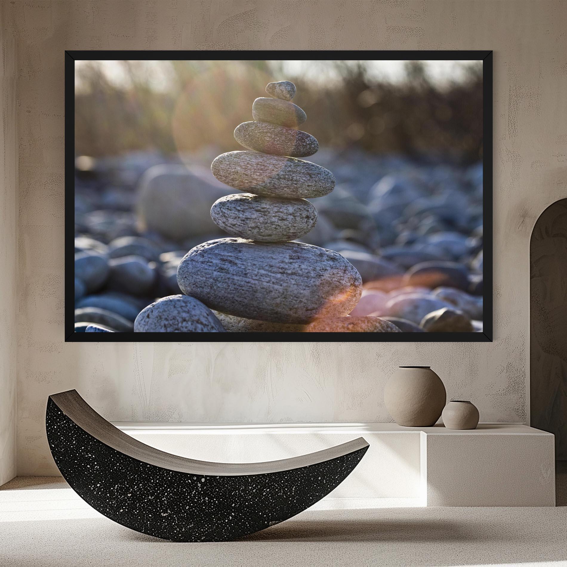 Tablou Canvas Closeup Shot Rocks mockup 8