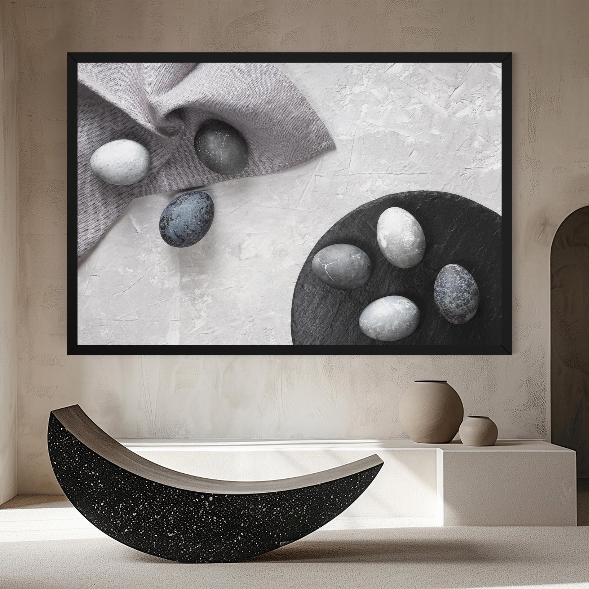Tablou Canvas Eggs Stone mockup 8