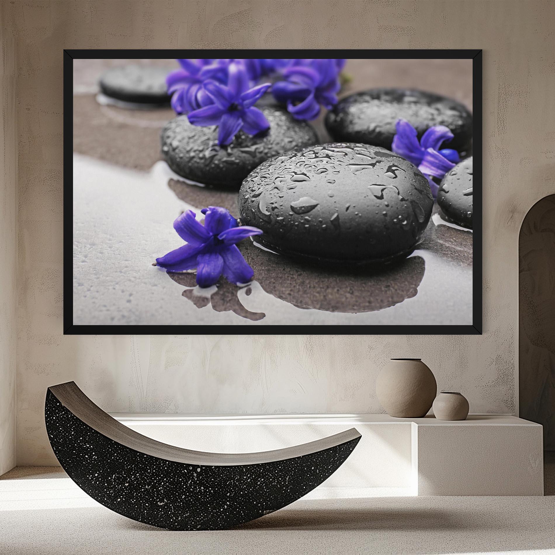 Tablou Canvas Spa Purple Rock mockup 8
