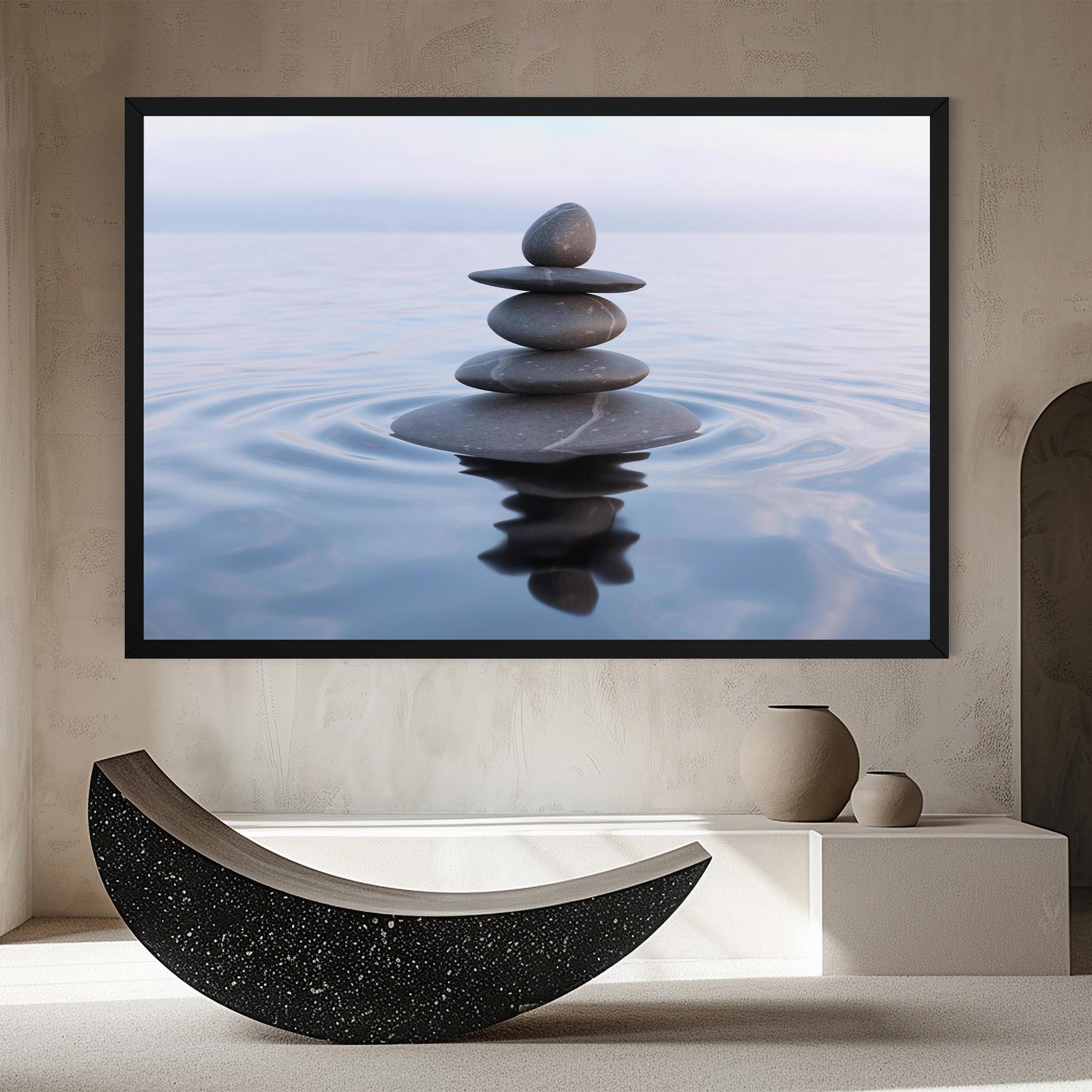 Tablou Canvas Zen Rock mockup 8